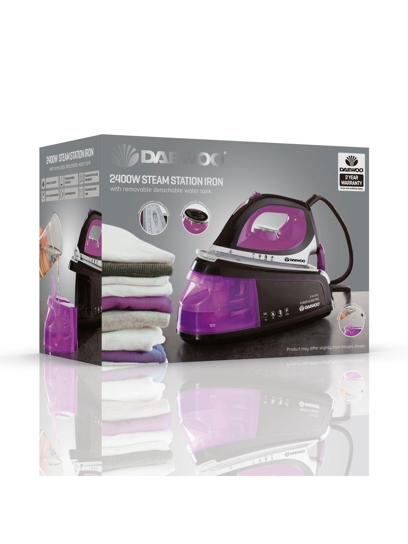 Image 2 of 6 of Daewoo Power Glide Steam Station Iron 2400w