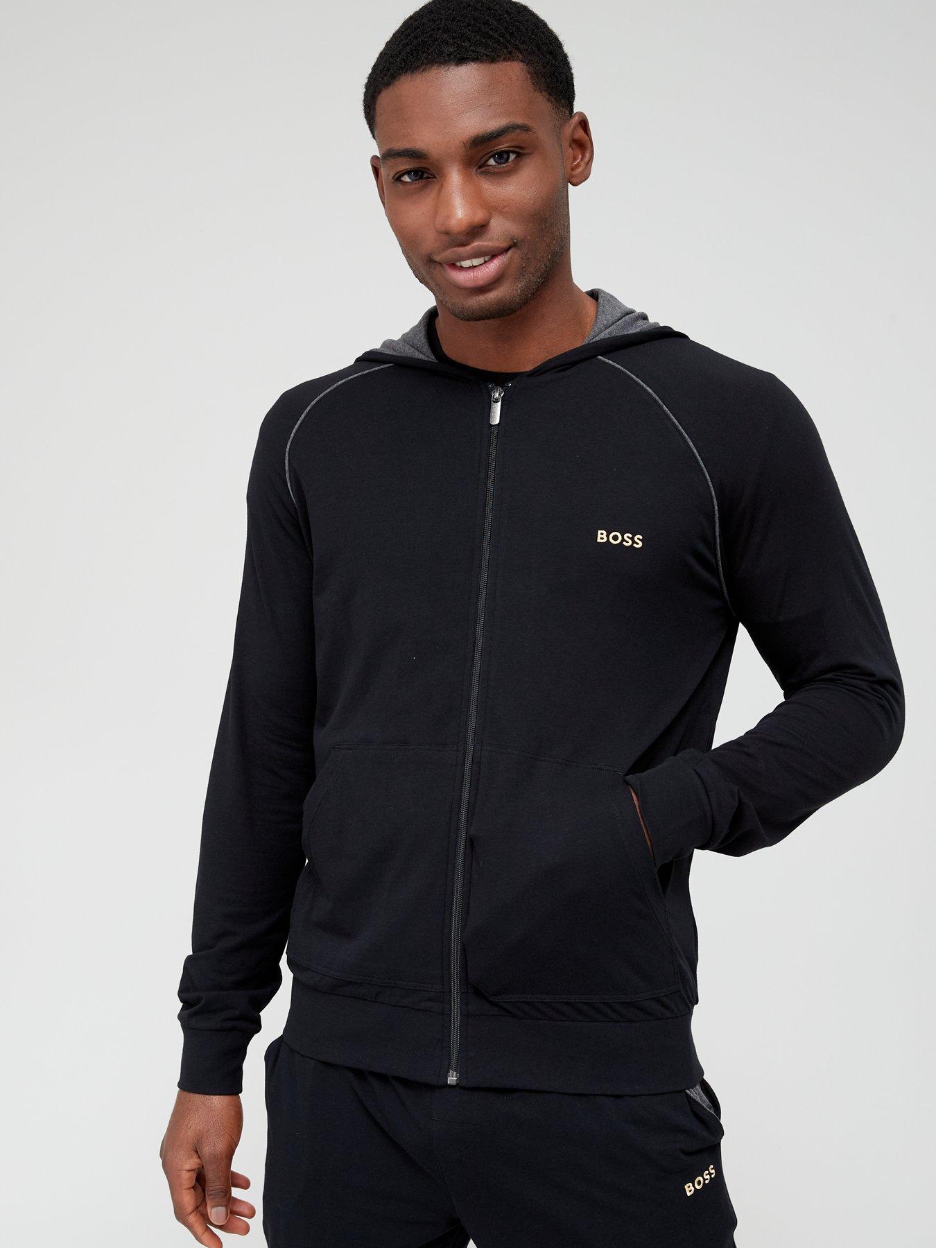 Boss bodywear lounge 2025 full zip sweatshirt