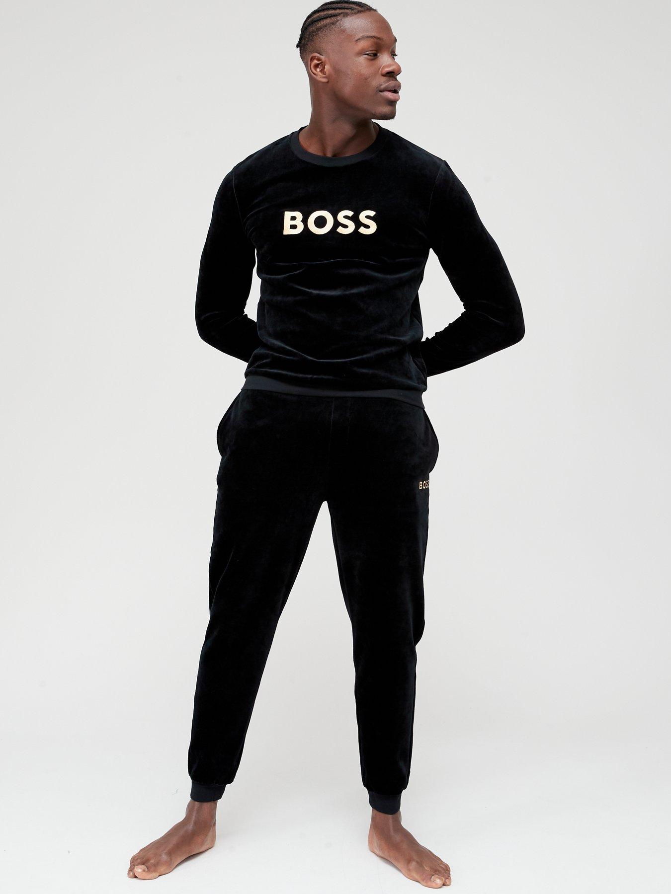 Hugo boss velour on sale joggers