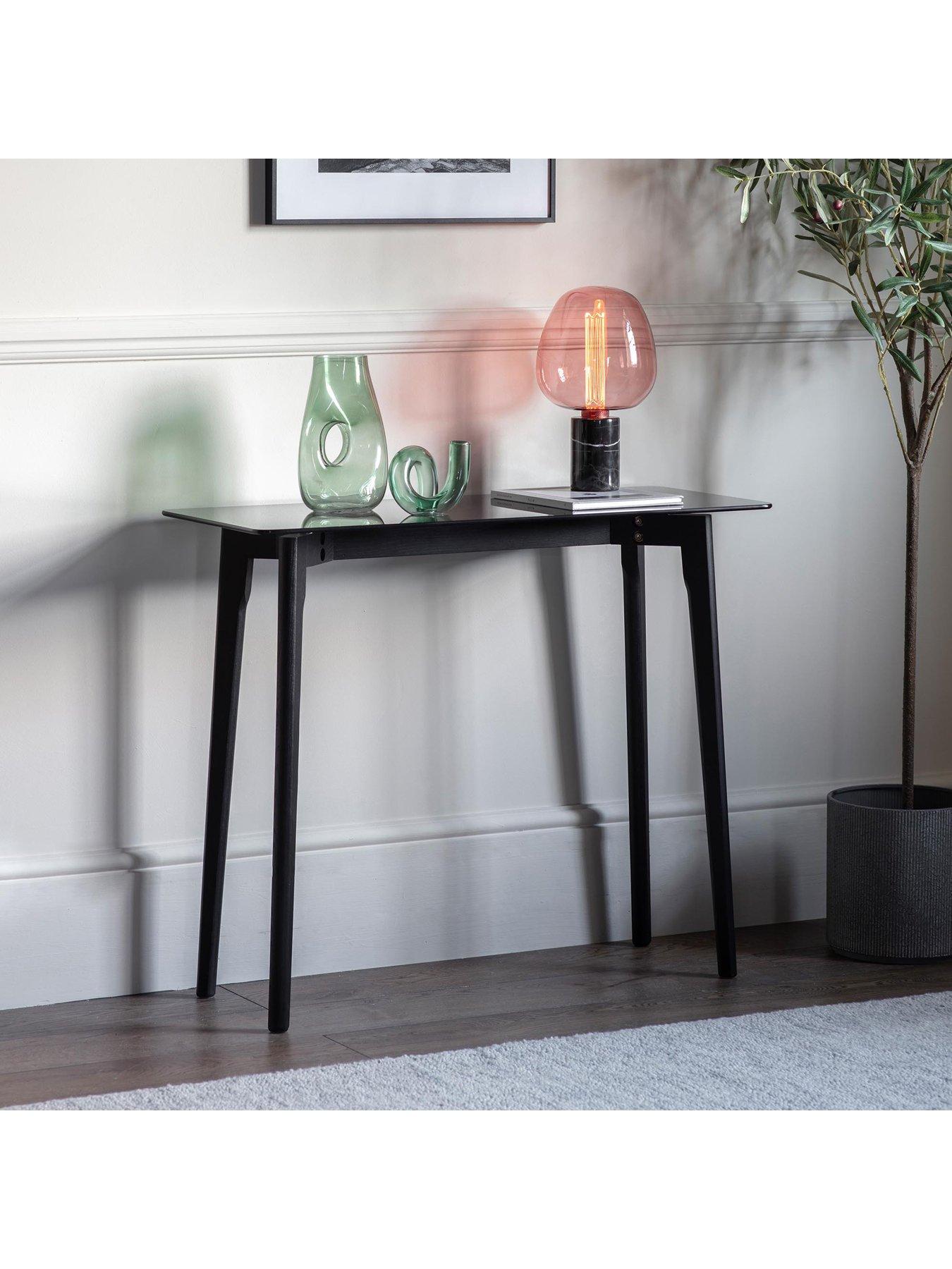 Hallway table clearance black legs