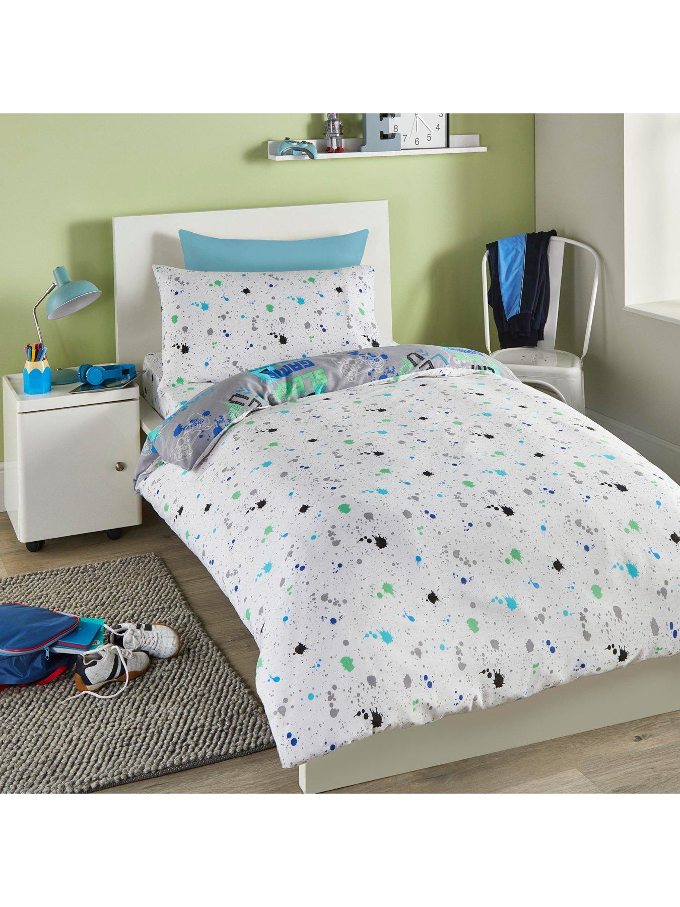 bedlam-game-glow-in-the-dark-single-duvet-cover-set-multidetail