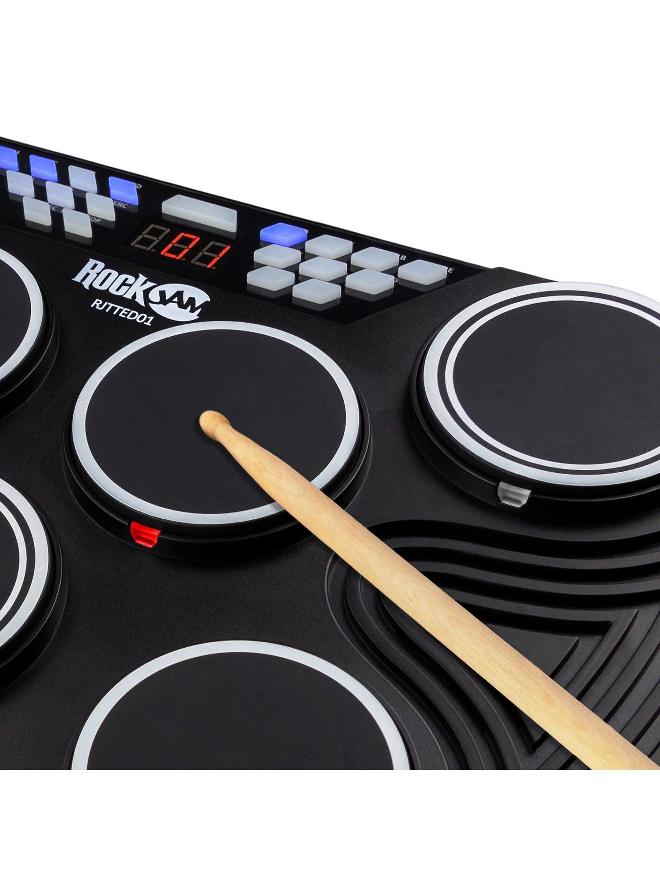 rockjam-tabletop-7-pad-electronic-midi-bluetooth-drum-kitback