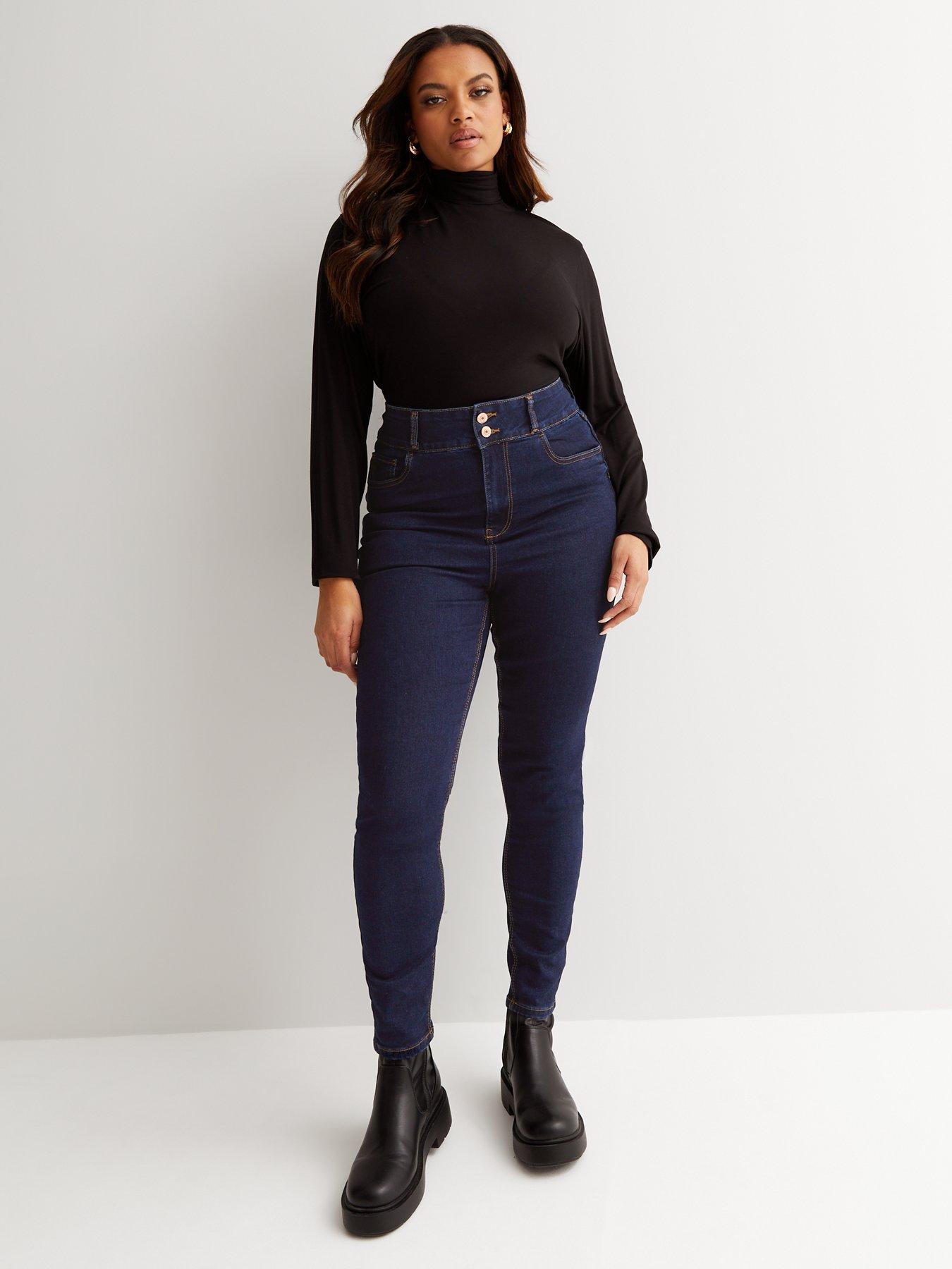 Tall Indigo 'Lift & Shape' Jenna Skinny Jeans