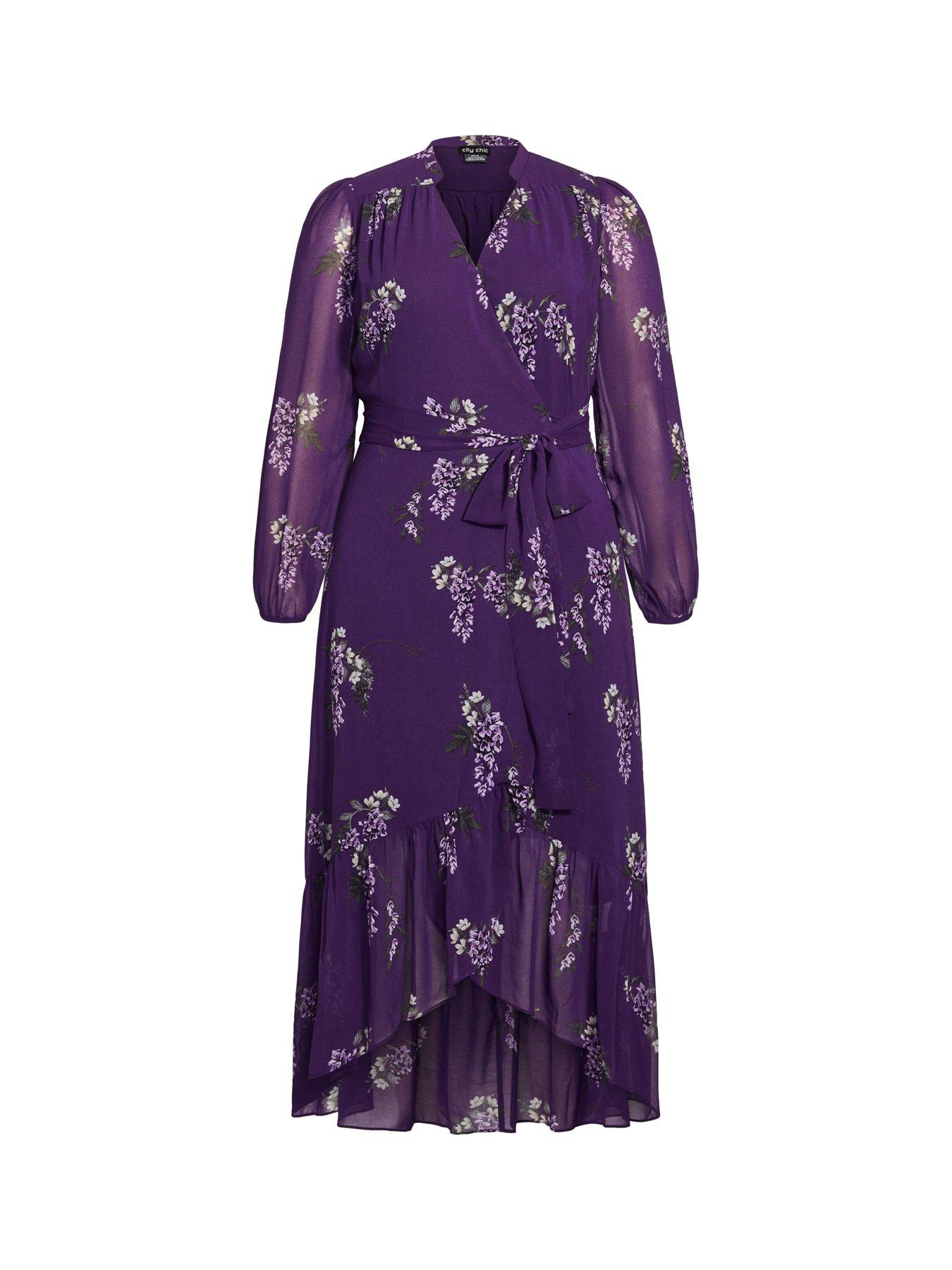 Image 3 of 3 of City Chic Grace Maxi Dress - Floral
