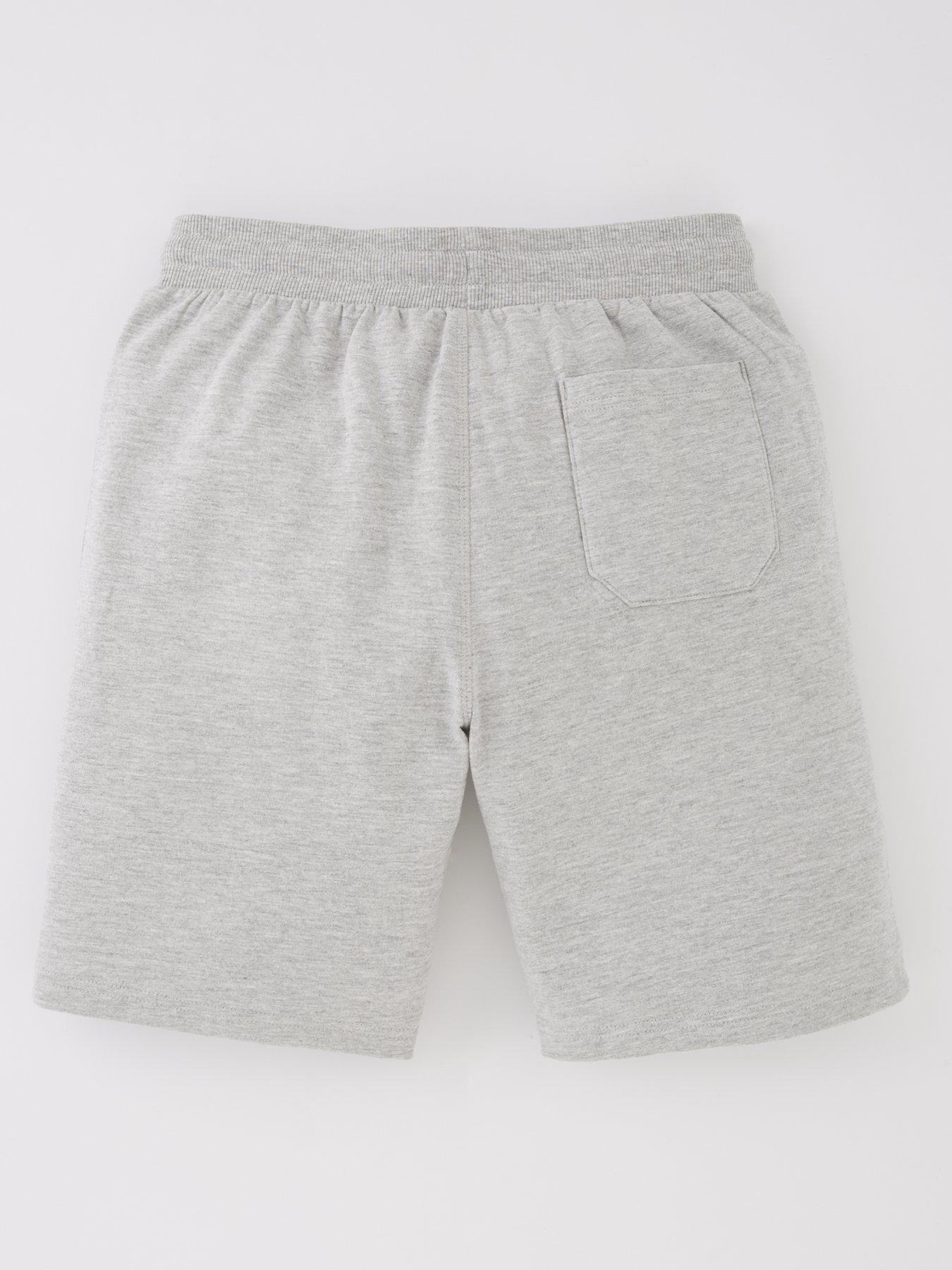 Image 3 of 5 of Everyday Boys Cotton Rich Essential Jogger Shorts (2 Pack) - Navy/Grey