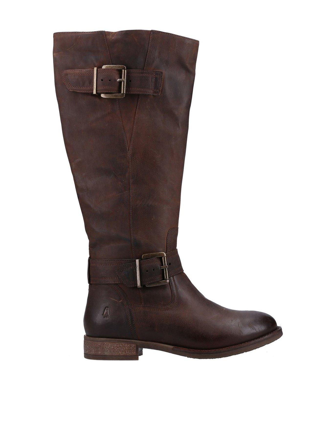 Brown knee high outlet boots ireland