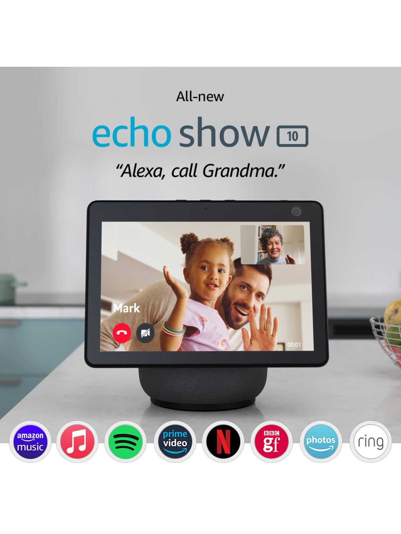 Echo Show 10 HD Smart Display with Motion and Alexa