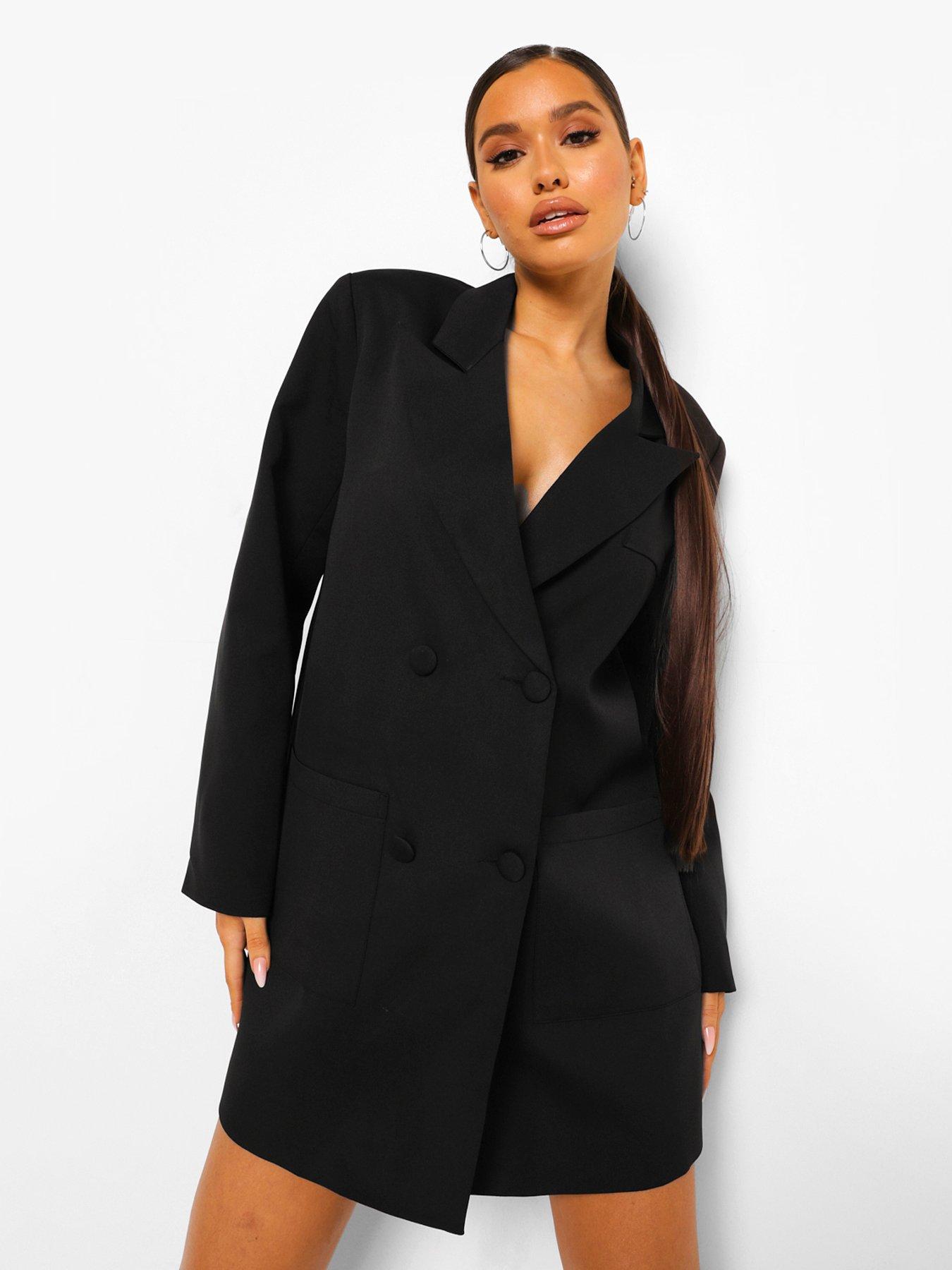 Black oversized blazer clearance dress