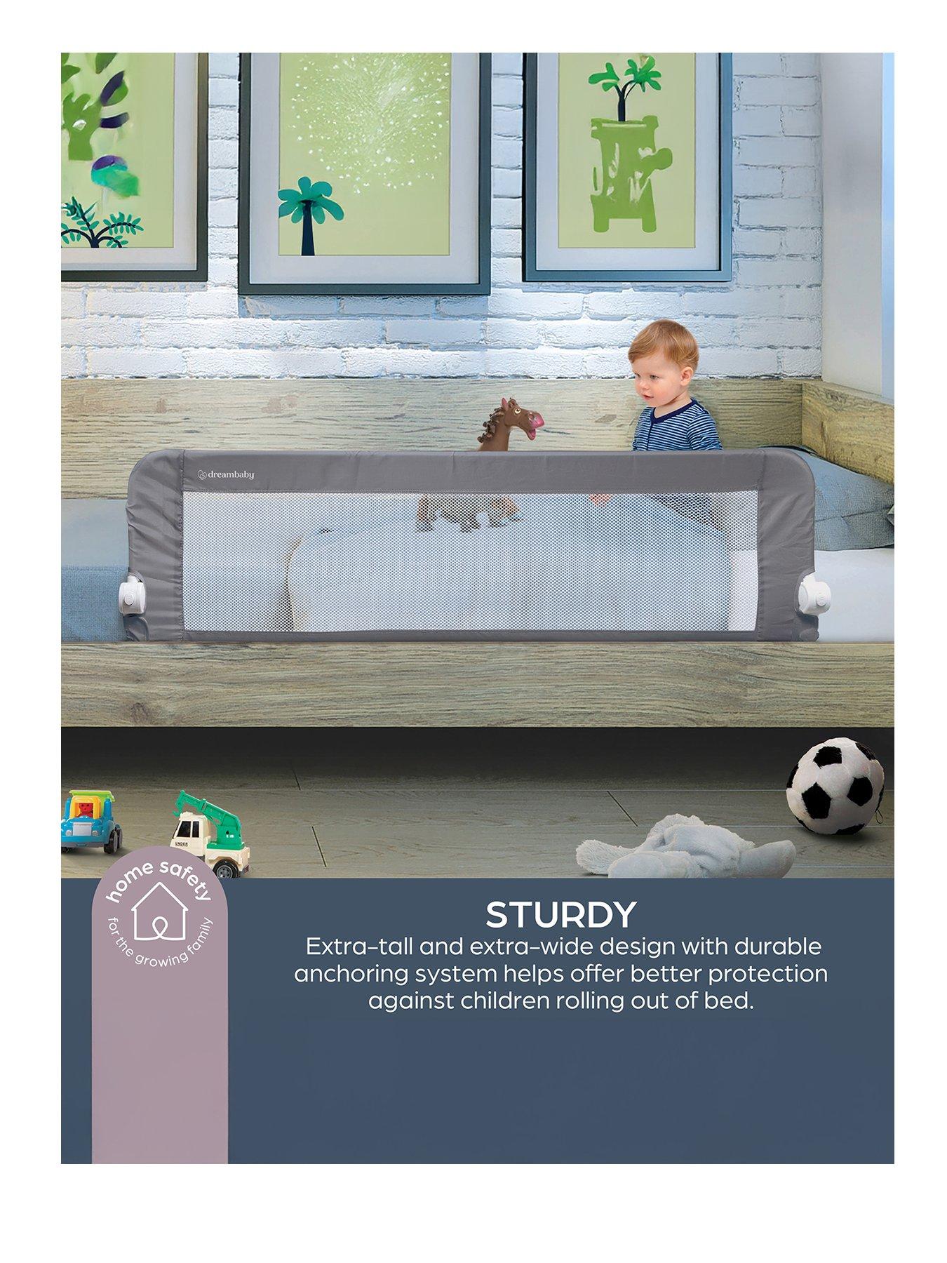Image 2 of 7 of Dreambaby Dreambaby Nicole Extra-Wide Bed Rail - Grey