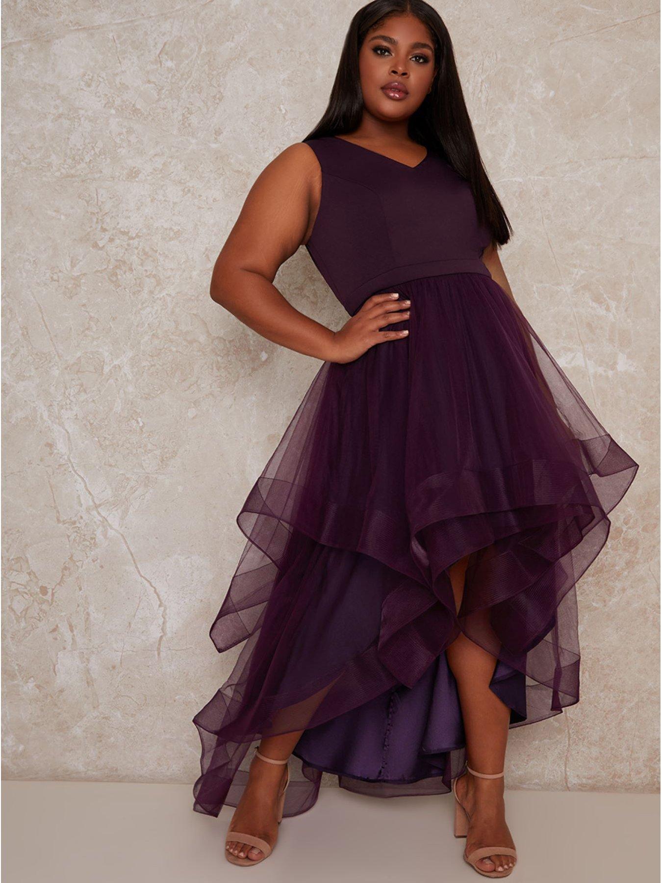 Chi chi 2025 purple dress