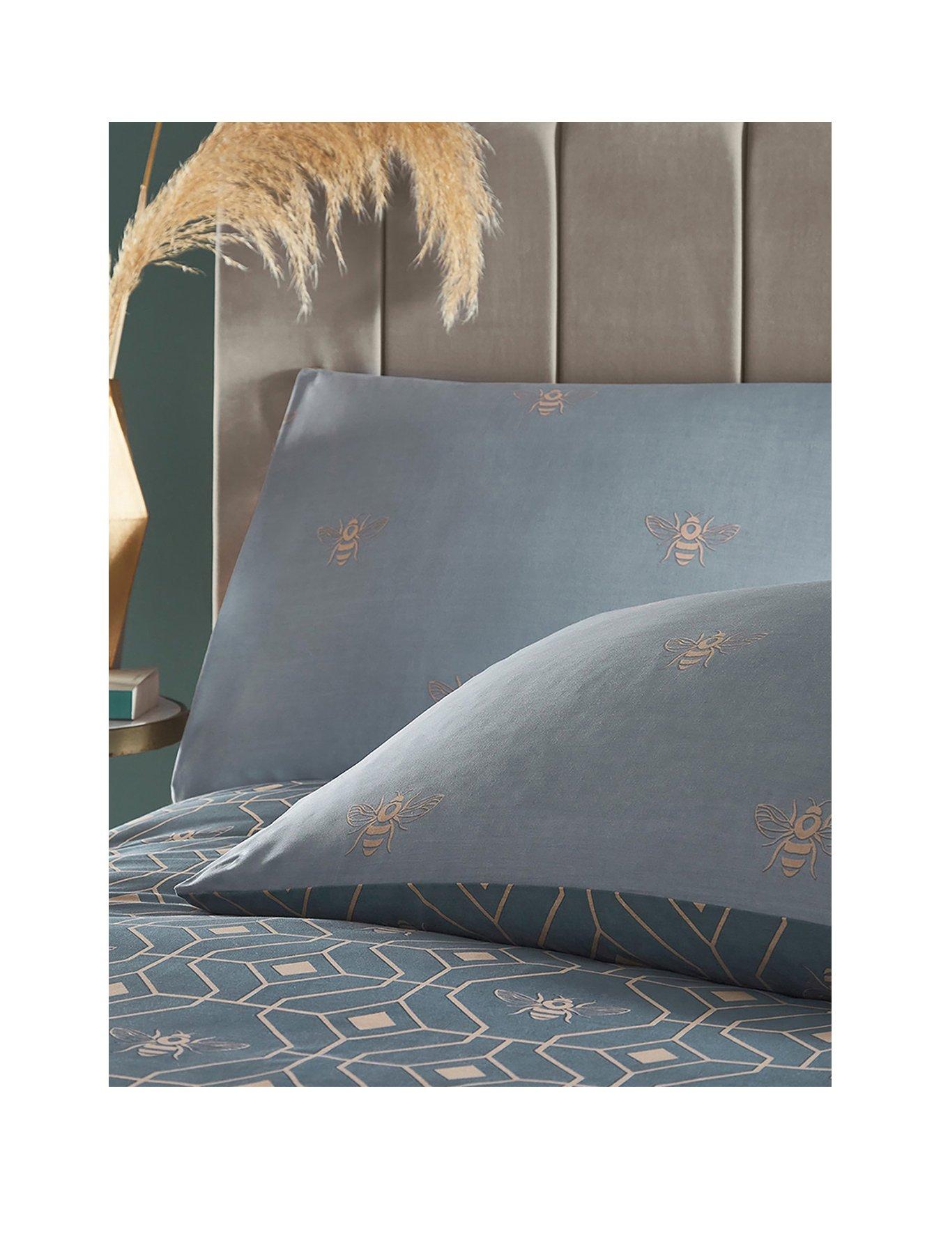 Image 2 of 3 of Furn Bee Deco Duvet Cover Set - French Blue