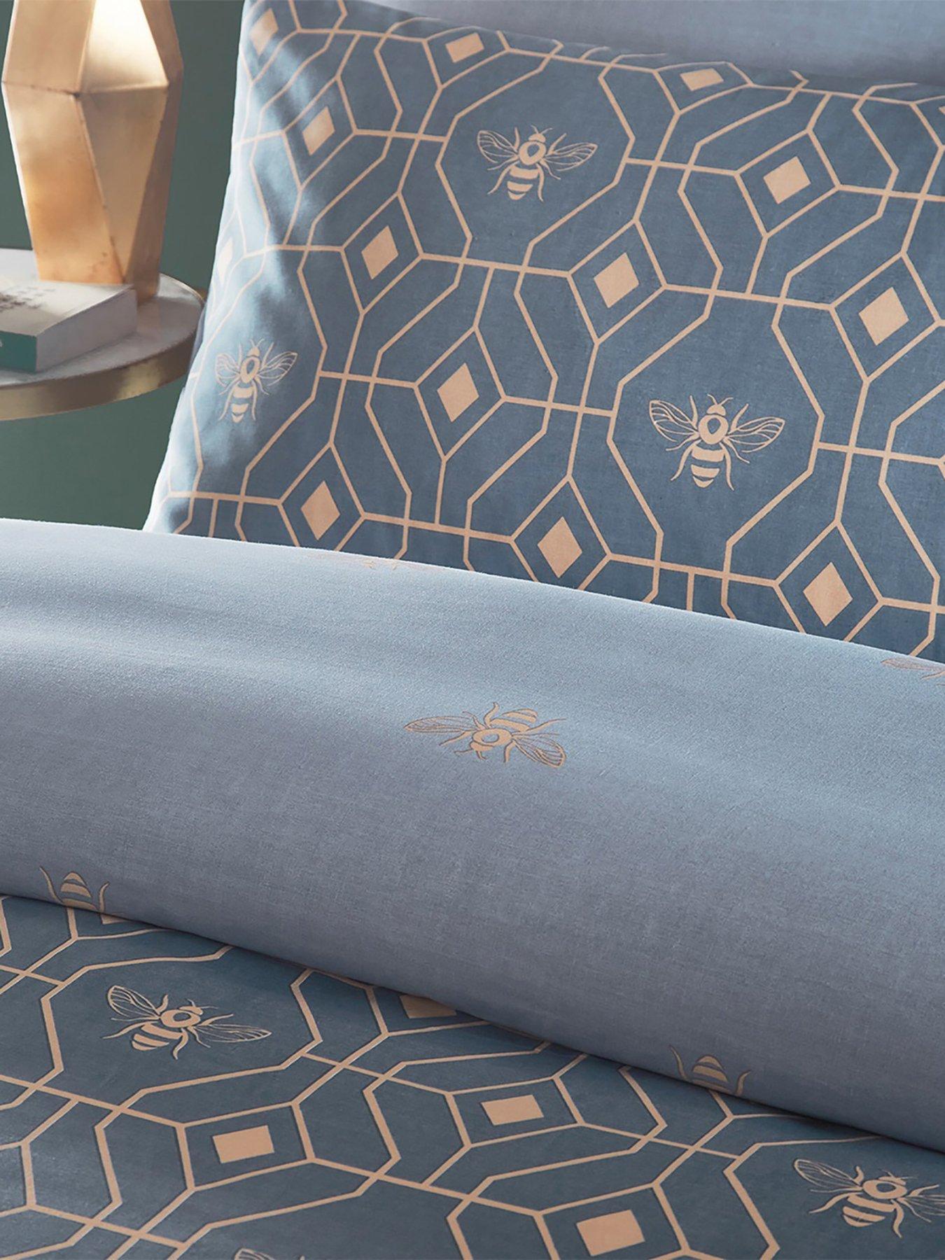 Image 3 of 3 of Furn Bee Deco Duvet Cover Set - French Blue