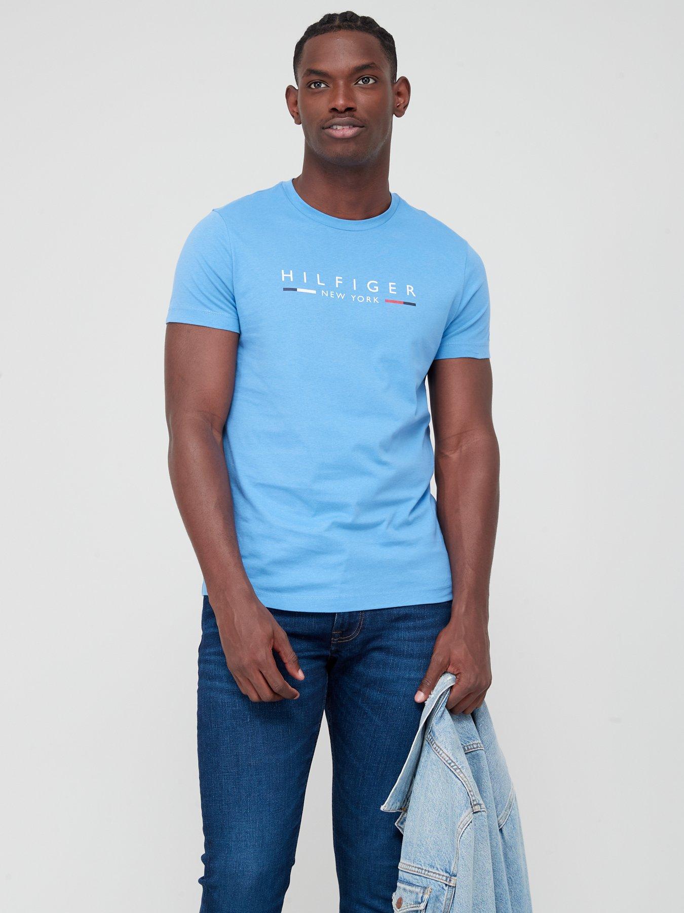 Kakadu skyld Fremmedgørelse Tommy Hilfiger Hilfiger New York T-shirt - Blue | Very Ireland