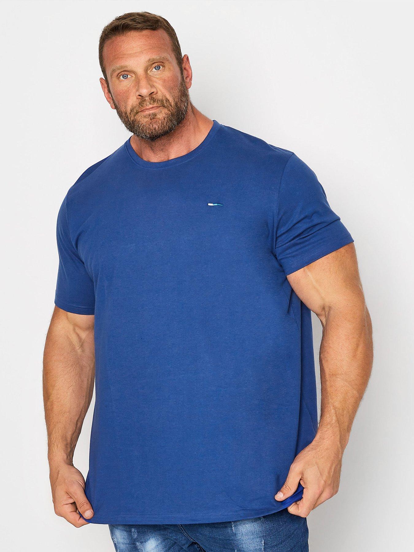 undefined BRE Plain Short Sleeve T-Shirt - Blue