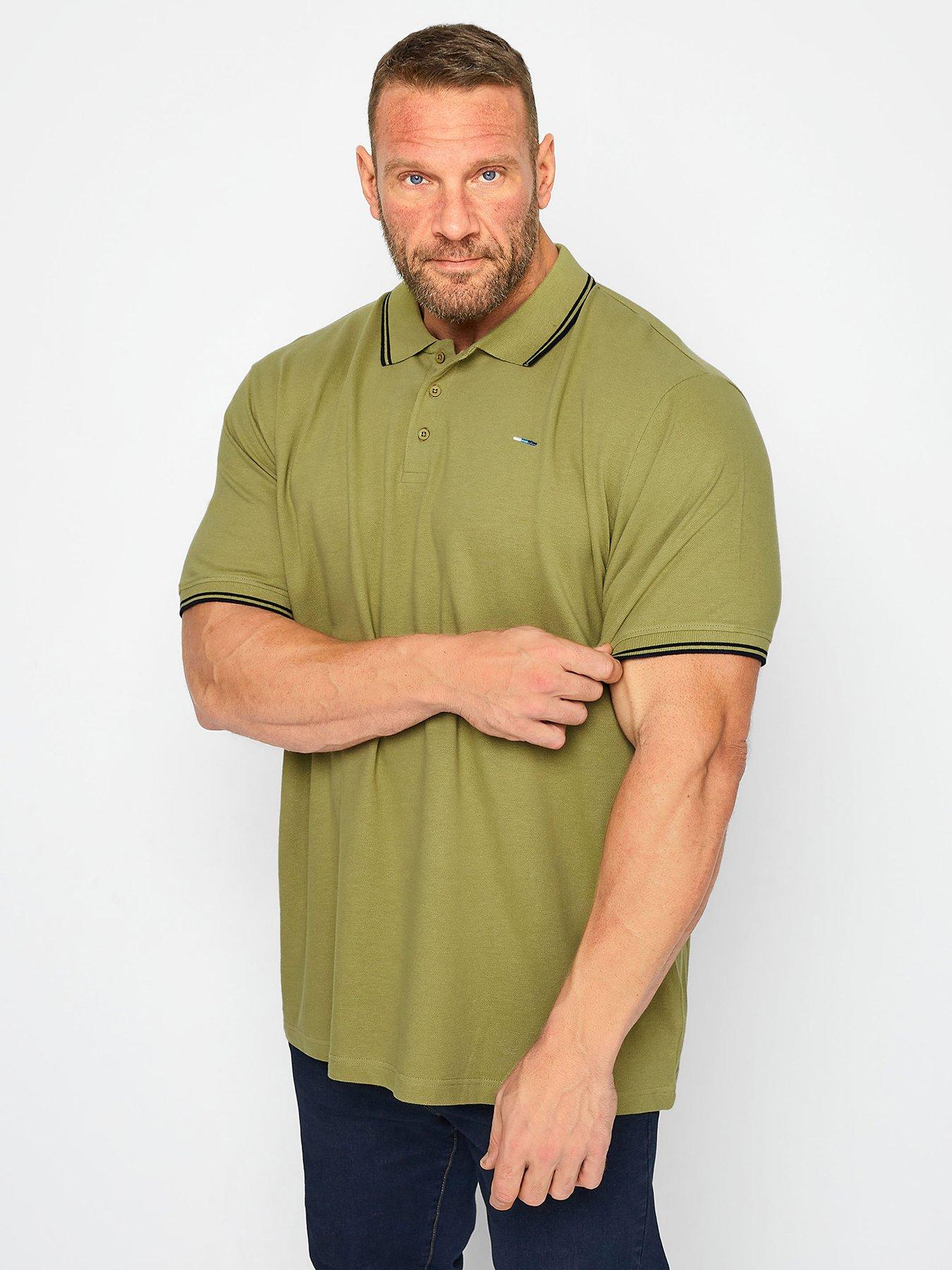 7XL | Green | Polo Shirts | T-shirts & polos | Men | Very Ireland