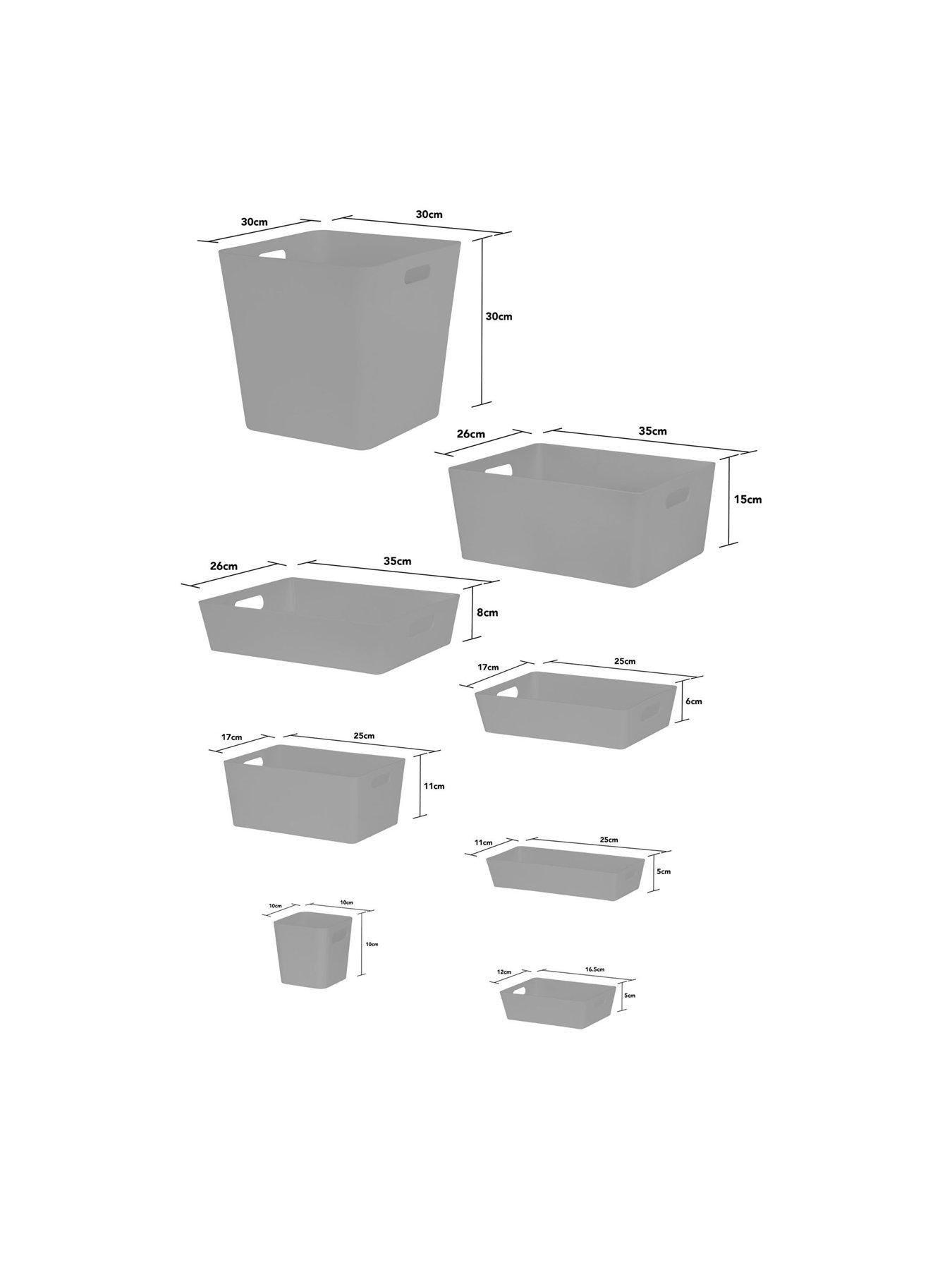 Image 5 of 5 of Wham Studio 13-Piece Storage Set in Cool Grey