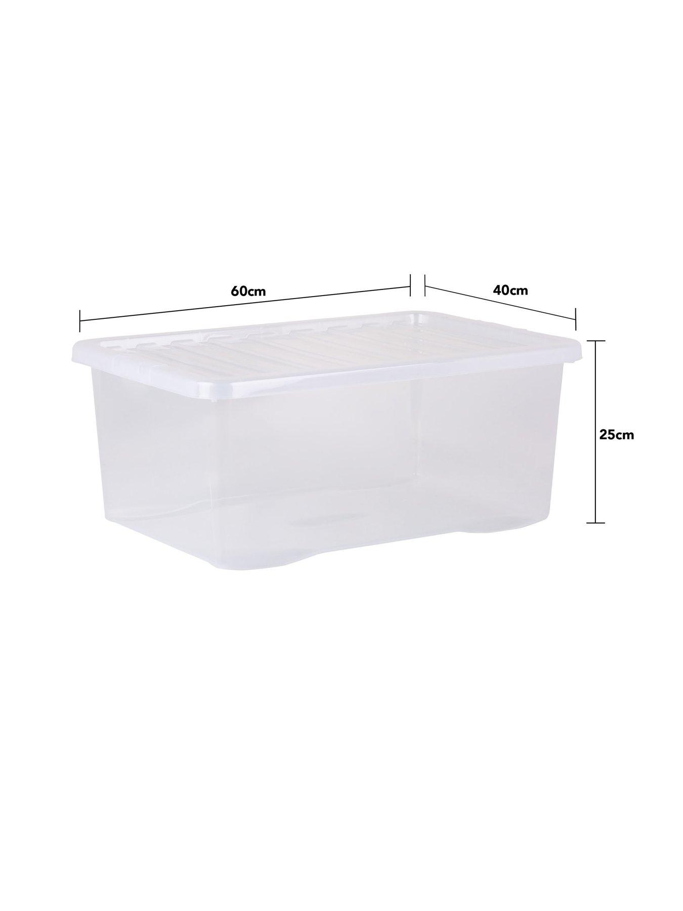 Image 5 of 5 of Wham Set of 5 Crystal Storage Boxes &ndash; 45-litre Capacity