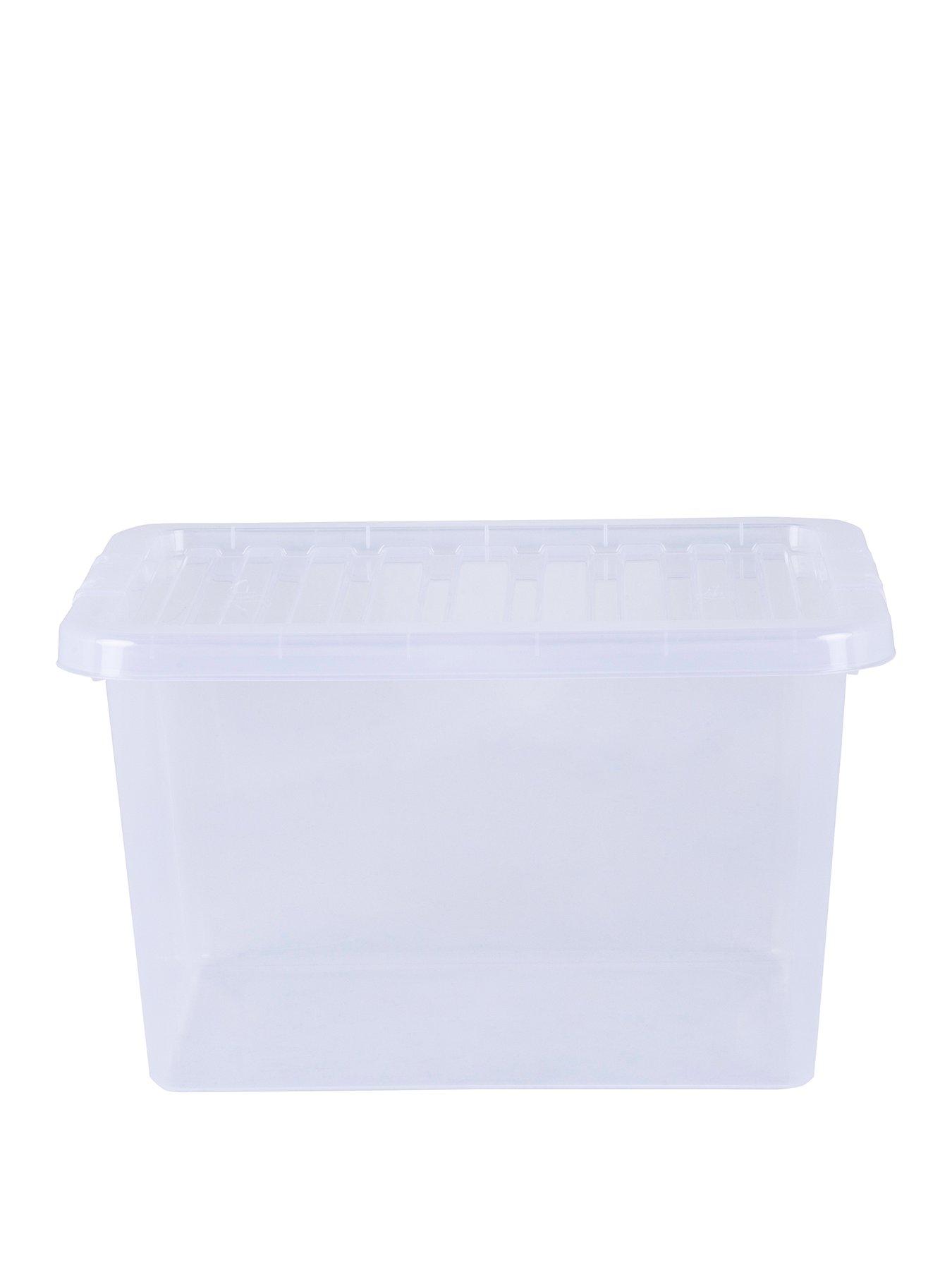 Lid HEAVY DUTY Wham High Quality 25 Litre Clear Plastic Foo Storage Container 