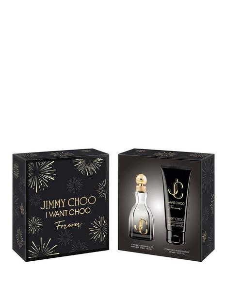 jimmy-choo-i-want-choo-forever-60ml-eau-de-parfum-and-100ml-body-lotion-plastic-free-gift-set