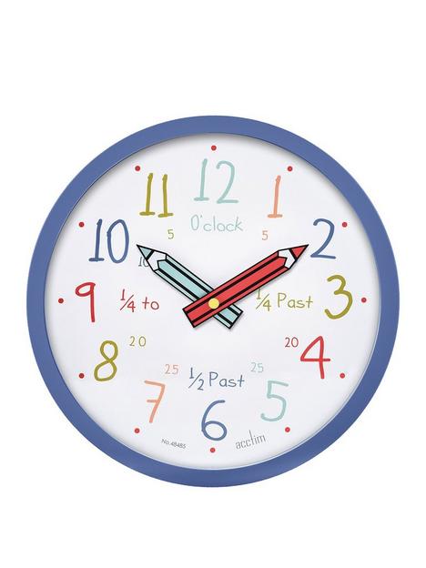 acctim-clocks-alma-kids-time-teach-wall-clock-blue
