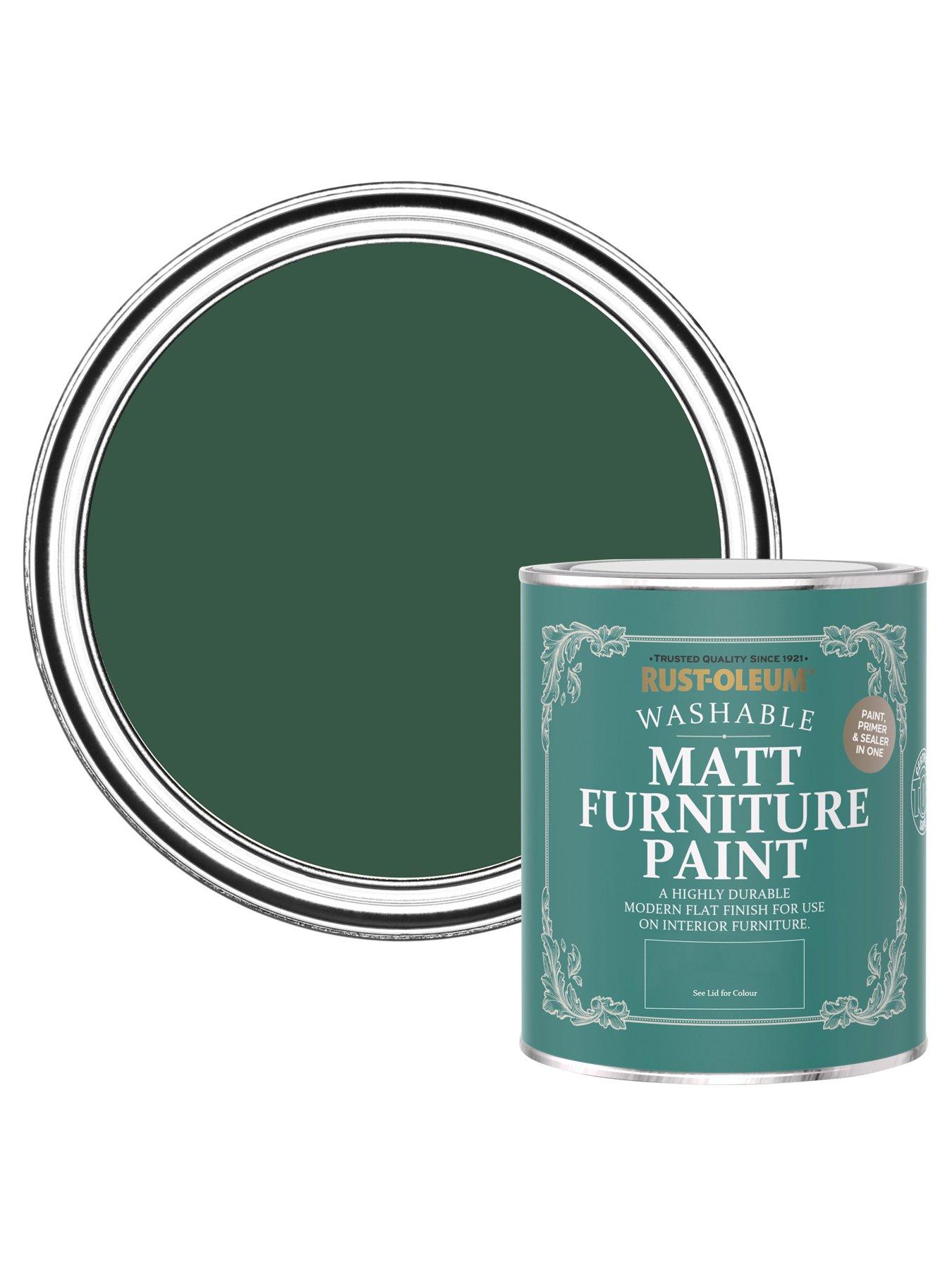 undefined Matt Finish Washable Furniture Paint in The Pinewoods – 750 ml Tin
