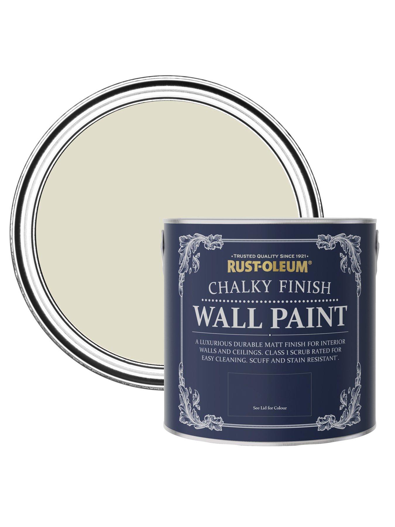 Image 1 of 5 of Rust-Oleum Chalky Finish Wall Paint in Relaxed Oats &ndash; 2.5-litre tin