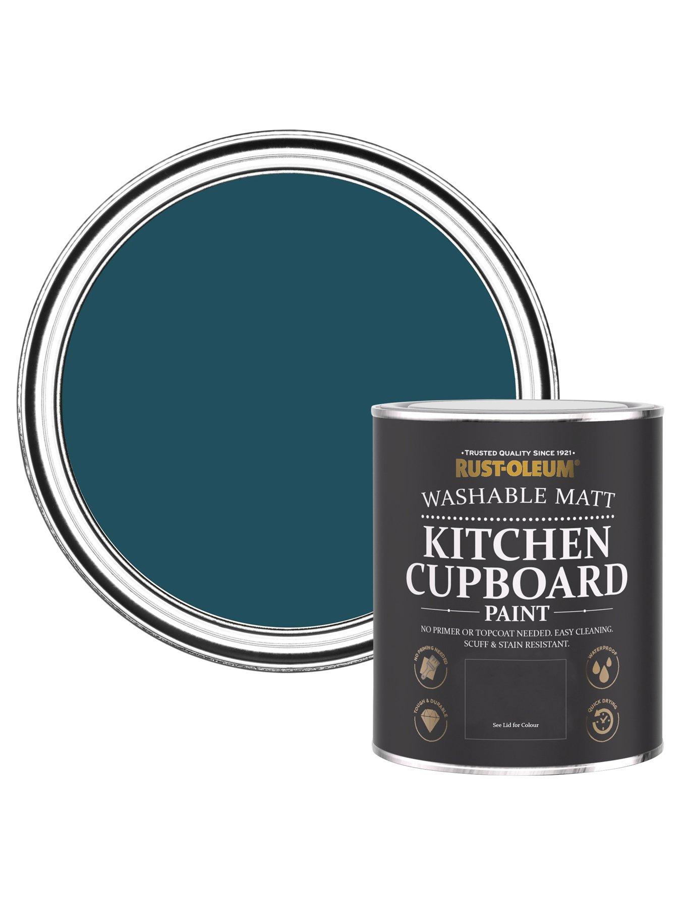 undefined Kitchen Cupboard Paint in Commodore Blue – 750 ml Tin