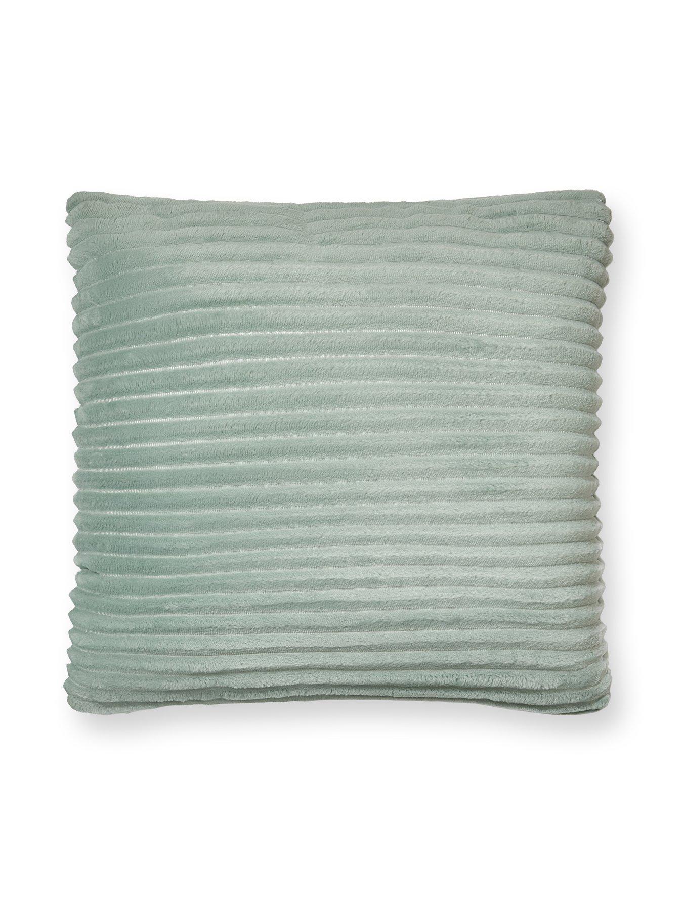 Very Home Ribbon Velour Cushion