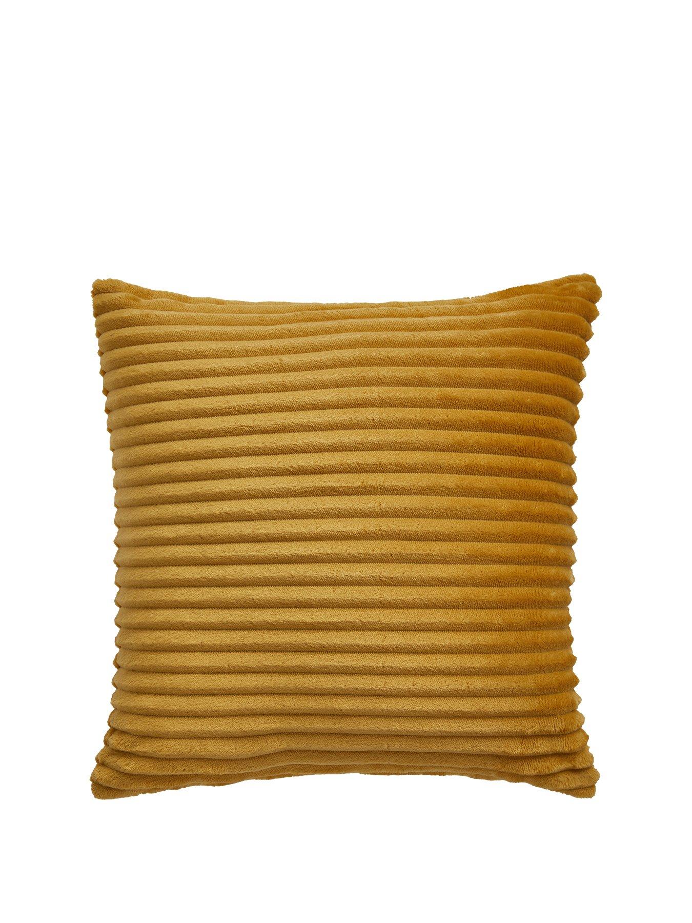 Mustard yellow cushions outlet and throws