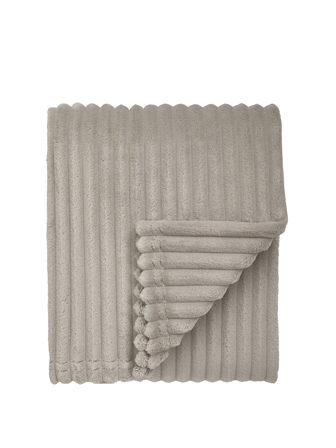 undefined Ribbon Velour Throw