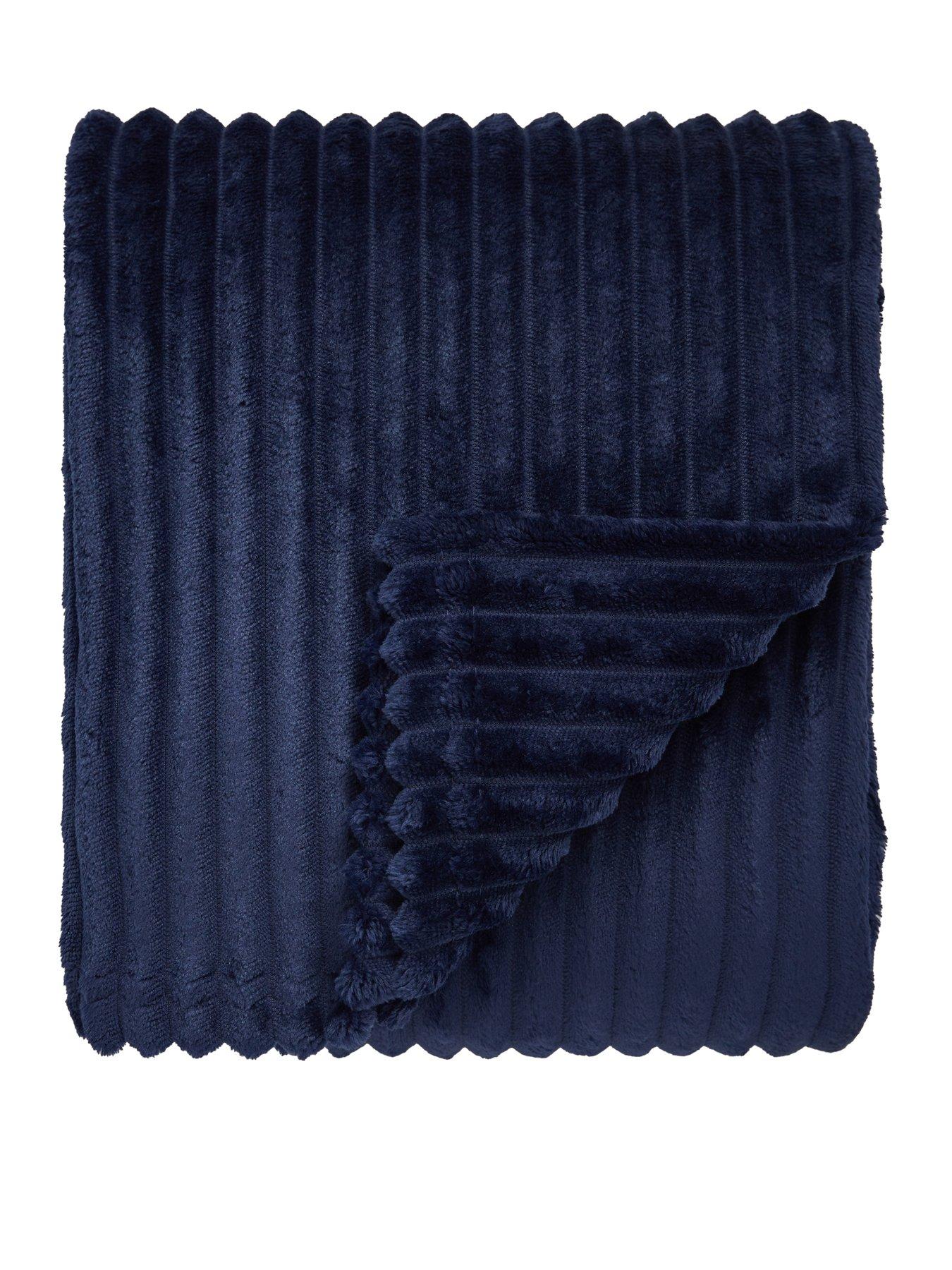 Image 1 of 3 of The Very Collection Ribbon Velour Throw