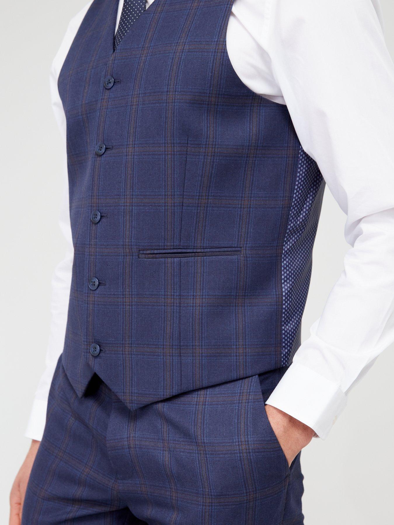 very-man-check-waistcoat-navyoutfit