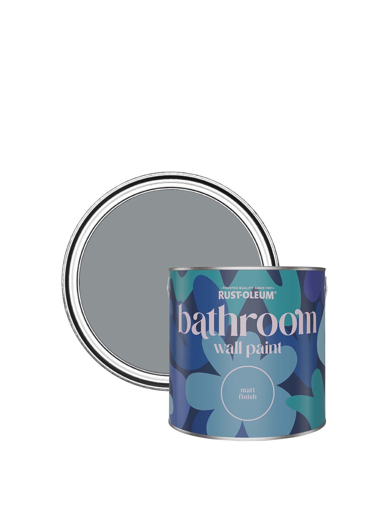 Rust-Oleum Bathroom Wall Paint in Slate – 2.5-litre tin
