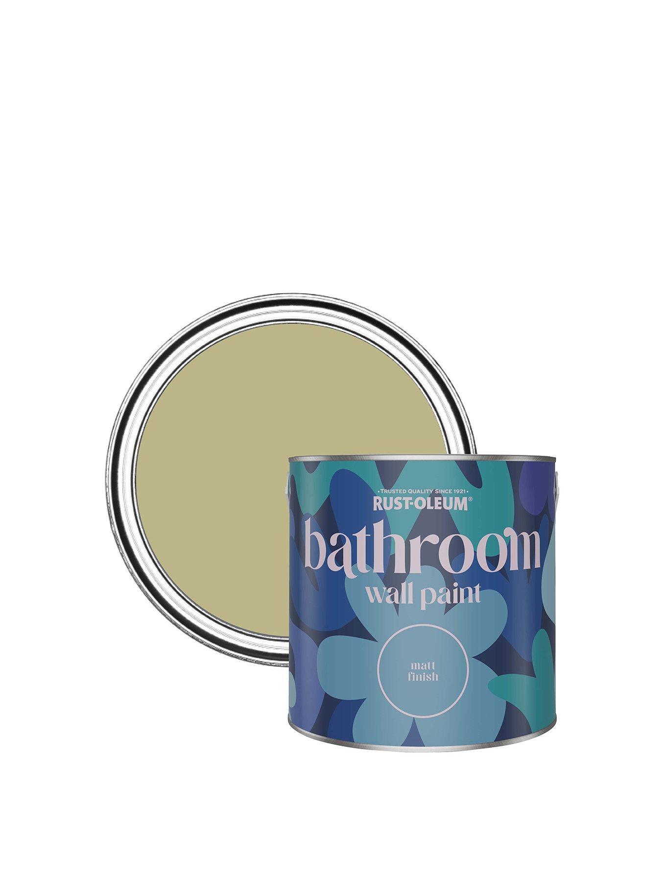 Rust-Oleum Bathroom Wall Paint in Sage Green – 2.5-litre tin