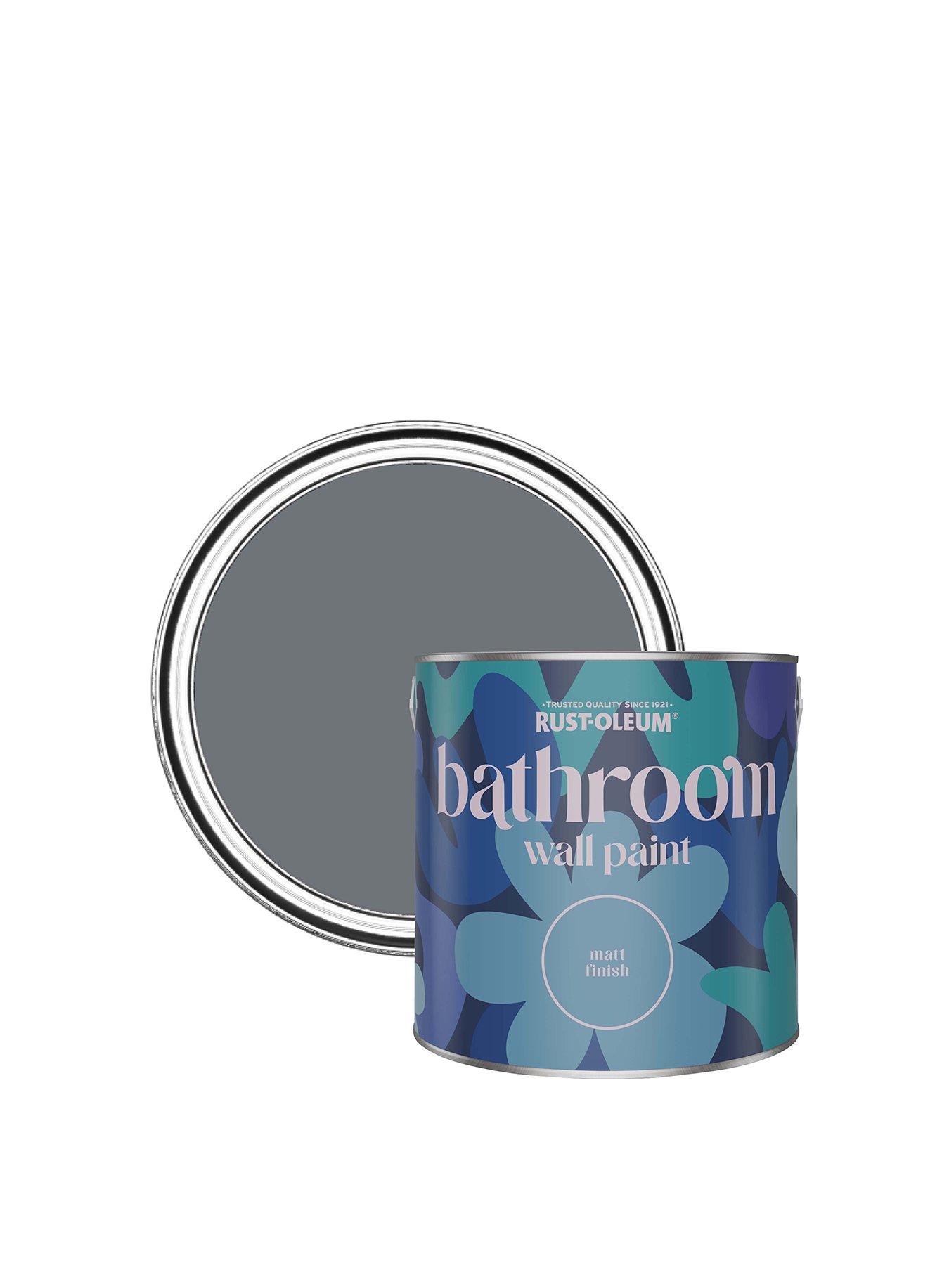 Rust-Oleum Bathroom Wall Paint in Marine Grey – 2.5-litre tin