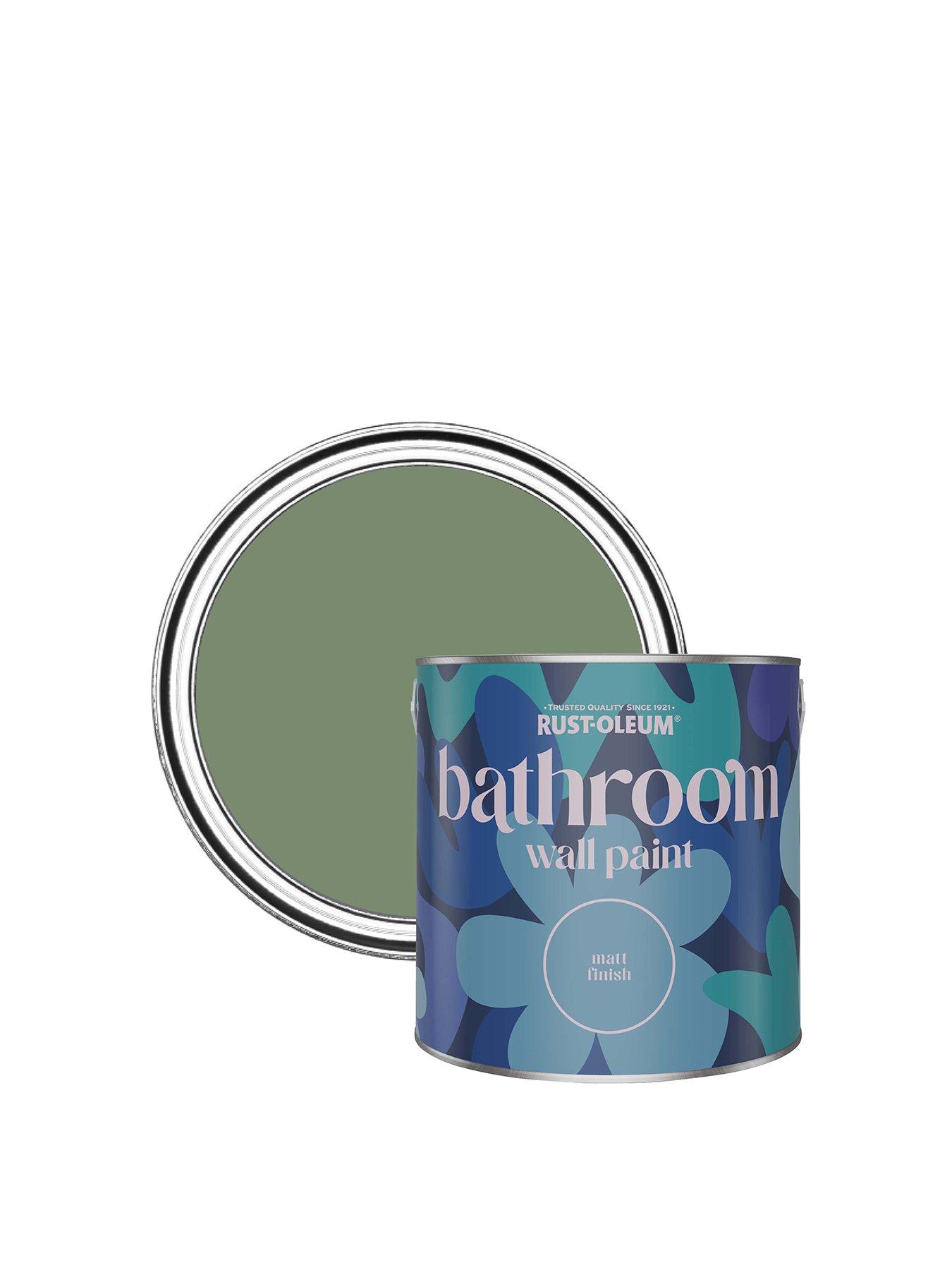 Rust-Oleum Bathroom Wall Paint in All Green – 2.5-litre tin