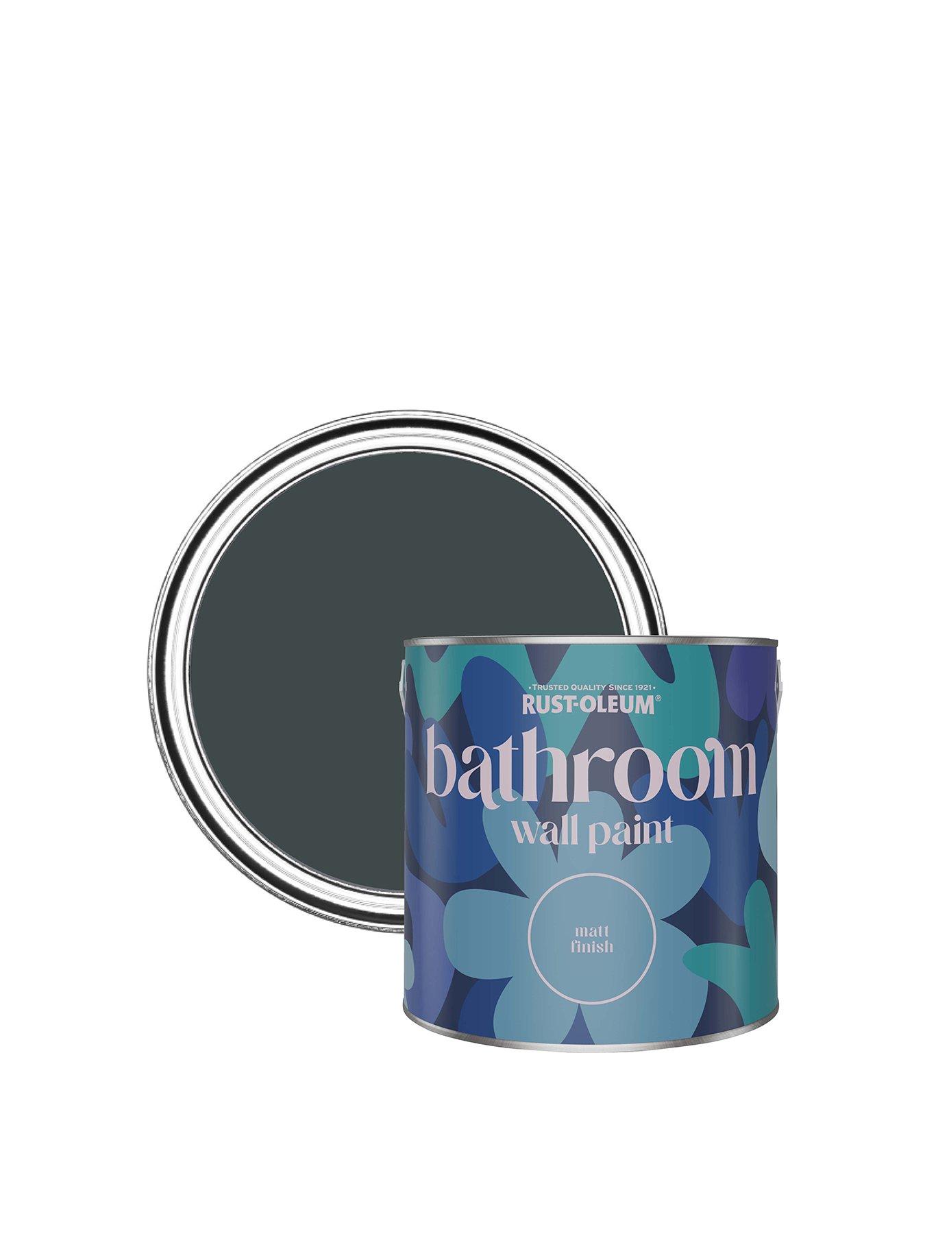 Rust-Oleum Bathroom Wall Paint in Black Sand – 2.5-litre tin