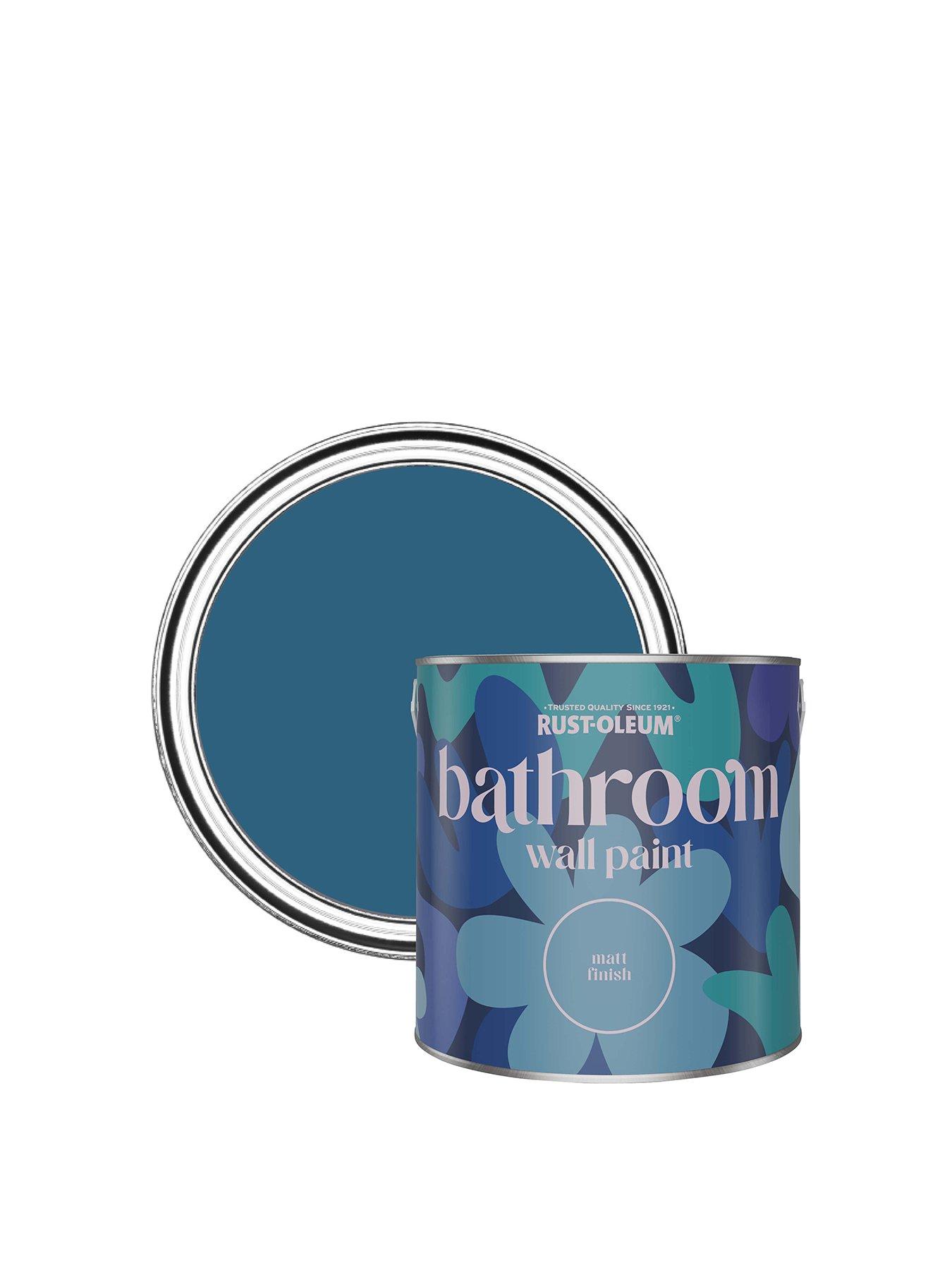 Image 1 of 4 of Rust-Oleum Bathroom Wall Paint in Cobalt &ndash; 2.5-litre tin