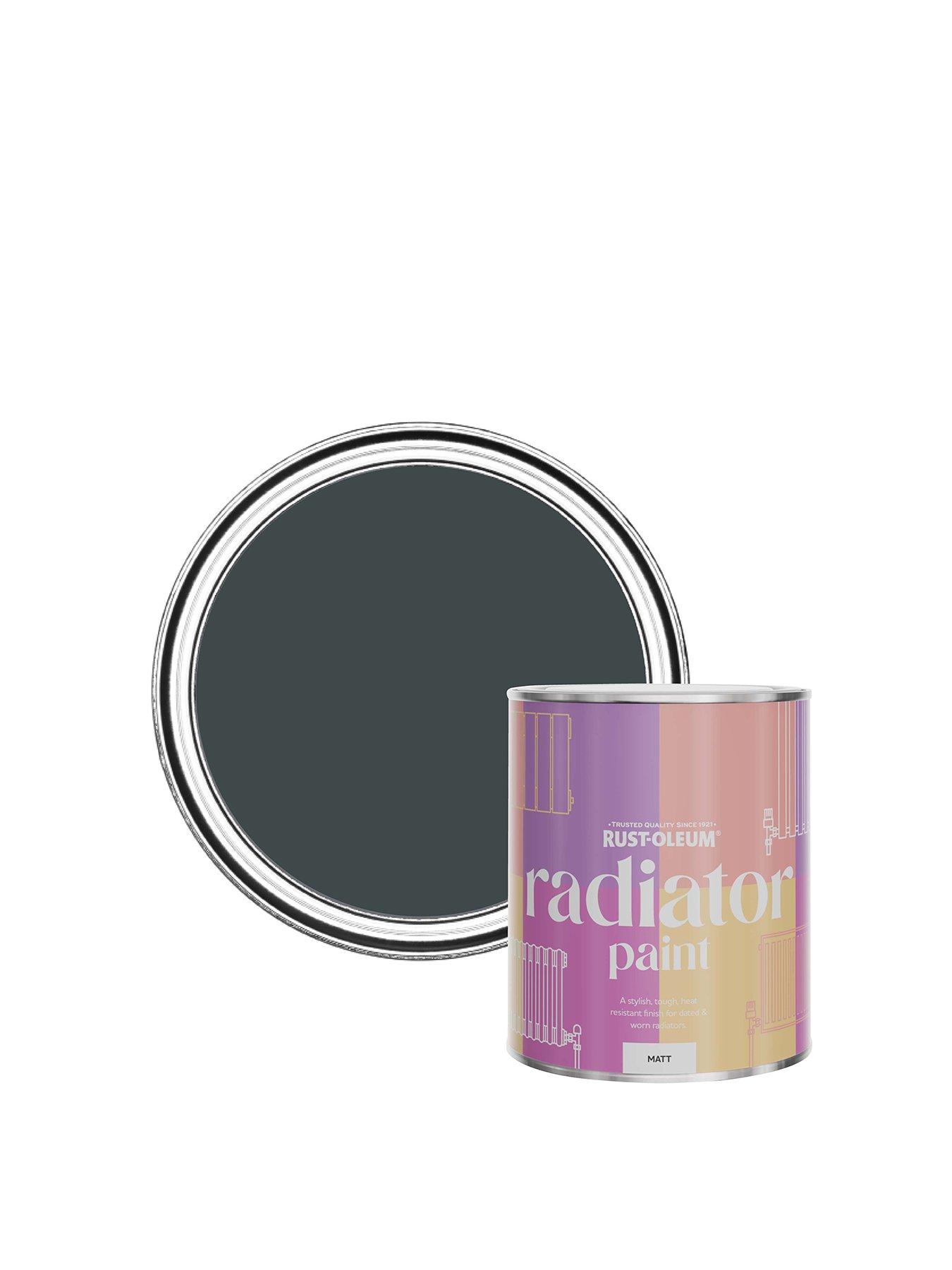 Rust-Oleum Matt Finish 750 ml Radiator Paint – Black Sand