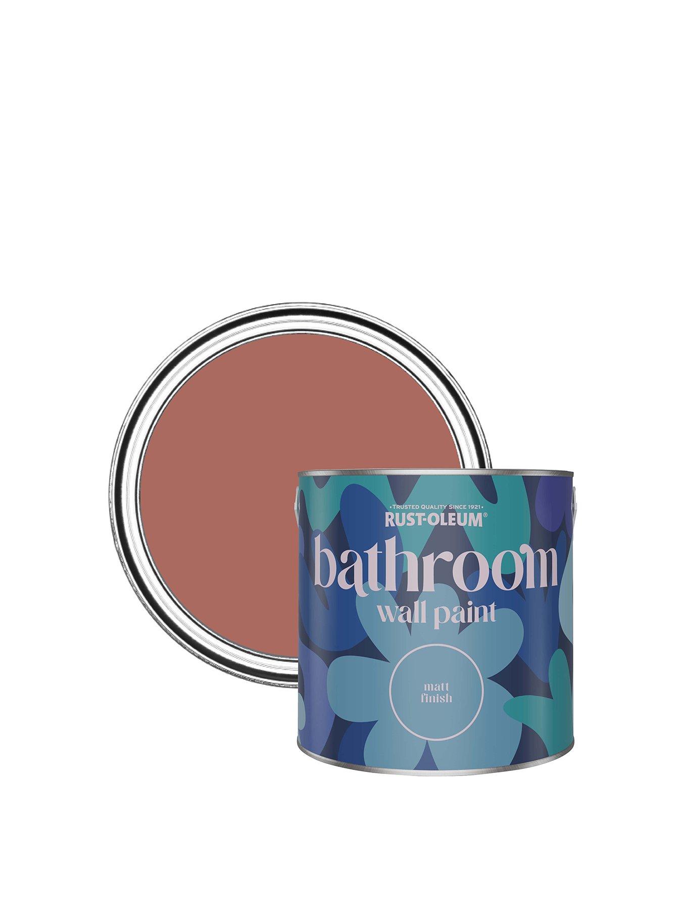 Rust-Oleum Bathroom Wall Paint in Salmon – 2.5-litre tin