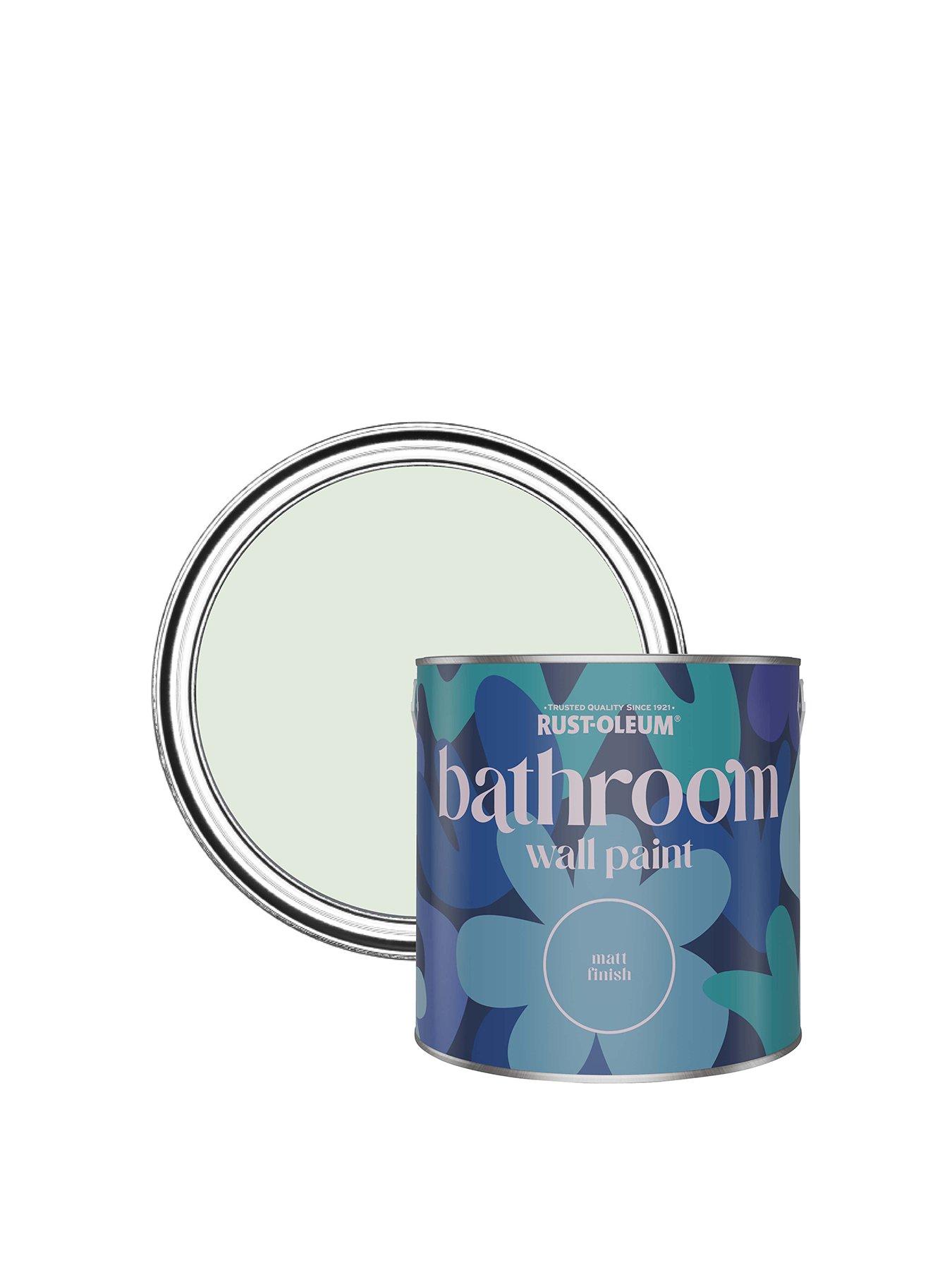 Rust-Oleum Bathroom Wall Paint in Sage Mist – 2.5-litre tin