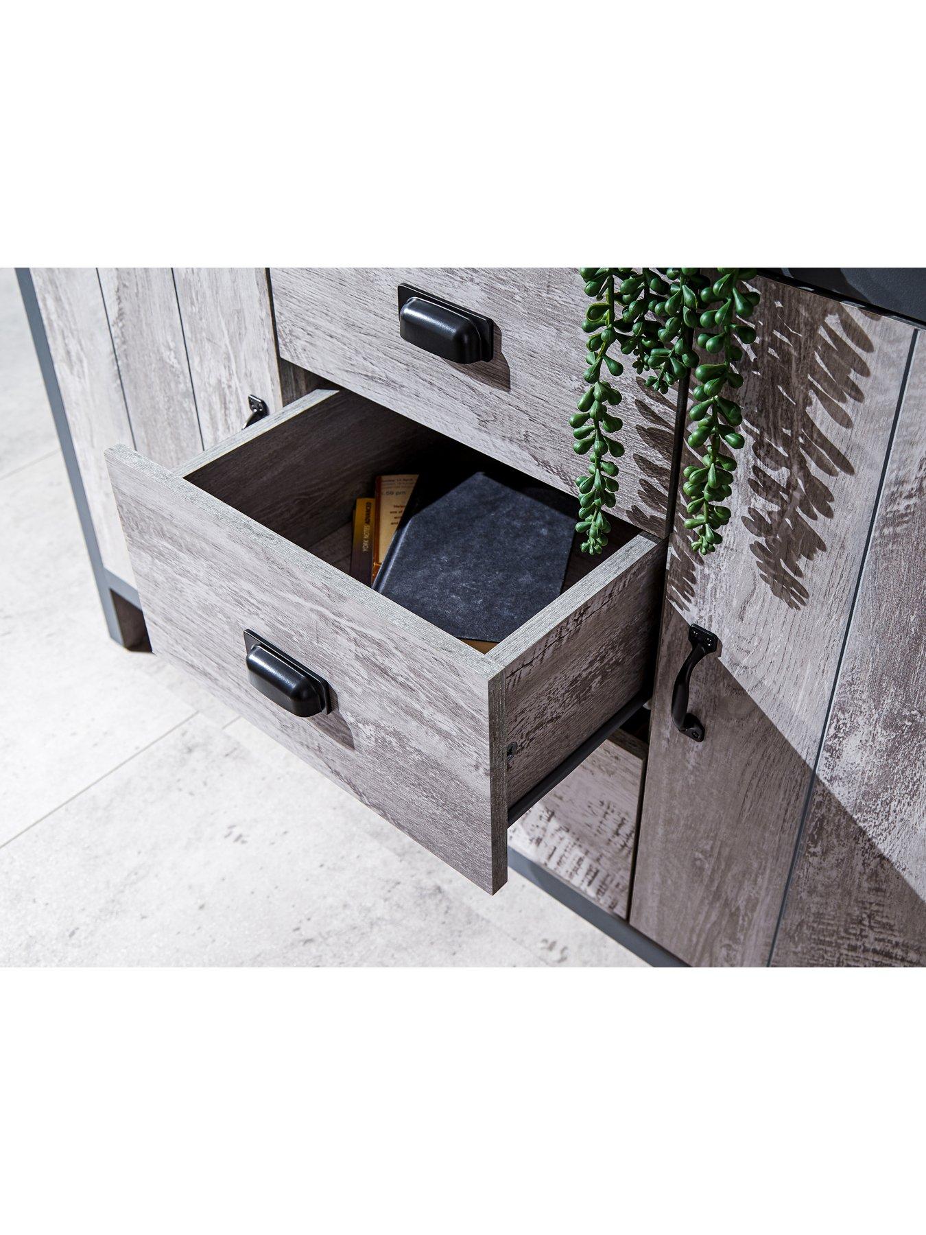 Image 6 of 6 of GFW Boston 2 Door, 3 Drawer Sideboard