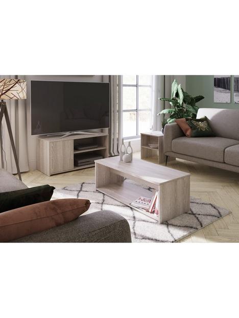 gfw-newlyn-3-piece-package-tv-unit-coffee-table-and-lamp-table-ndash-grey-oak