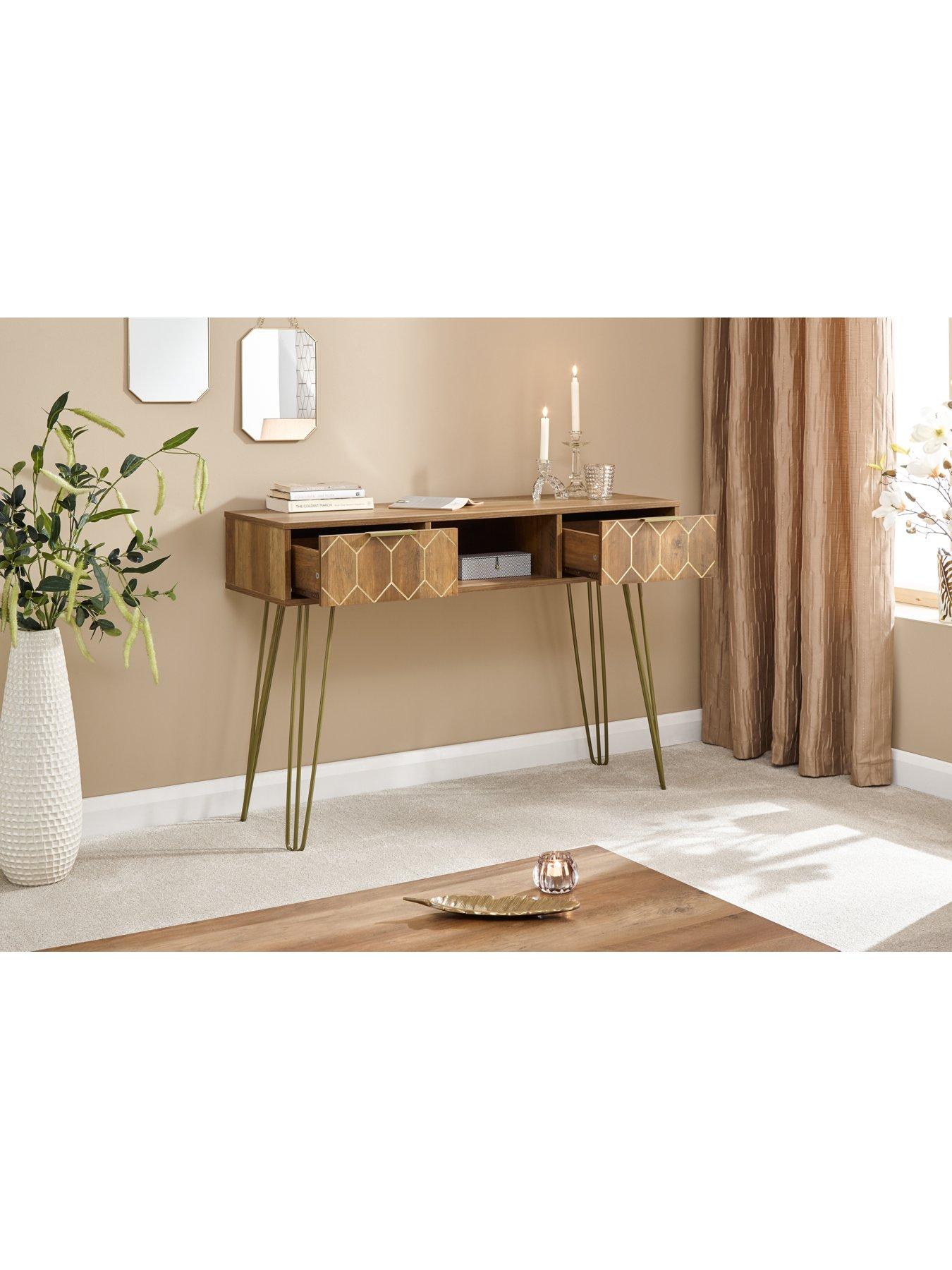 Image of GFW Orleans 2 Drawer Console Table