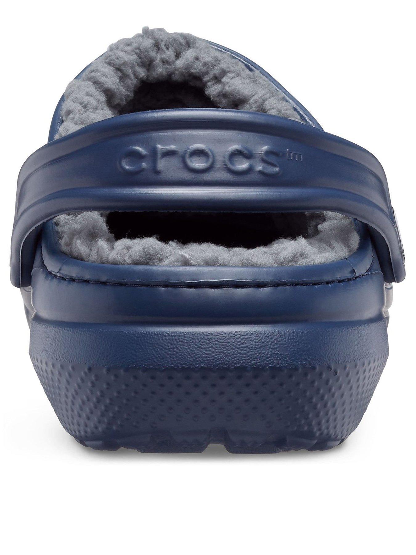 crocs-classic-lined-navystillFront