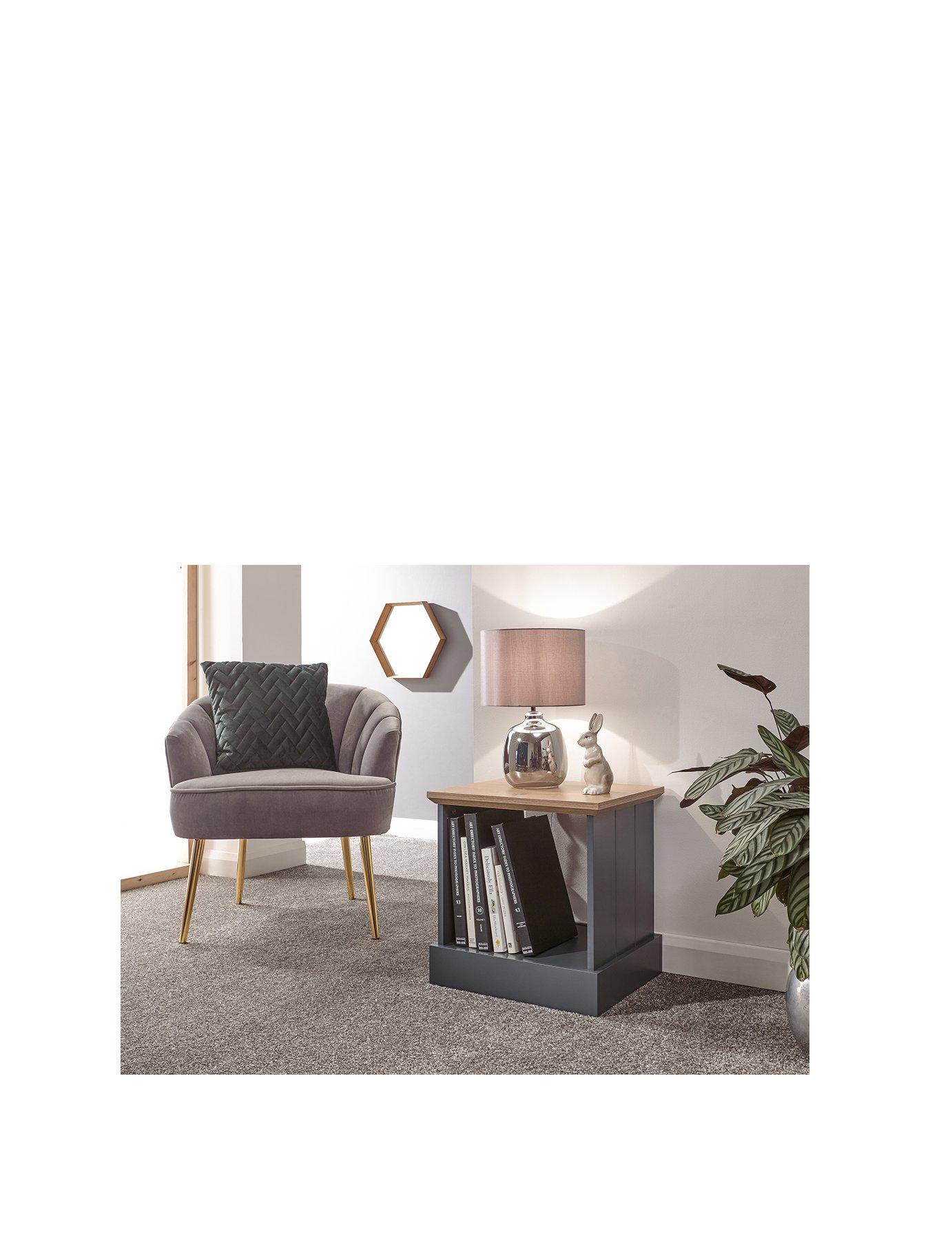 Image 1 of 5 of GFW Kendal Lamp Table - Blue