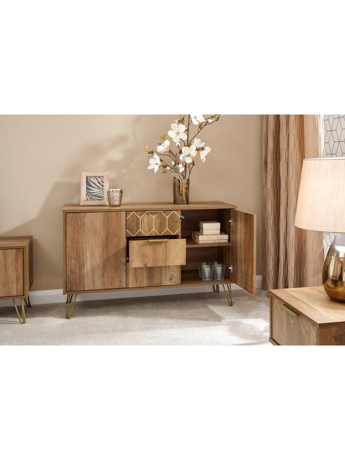 Image 1 of 6 of GFW Orleans 2 Door 3 Drawer Cabinet