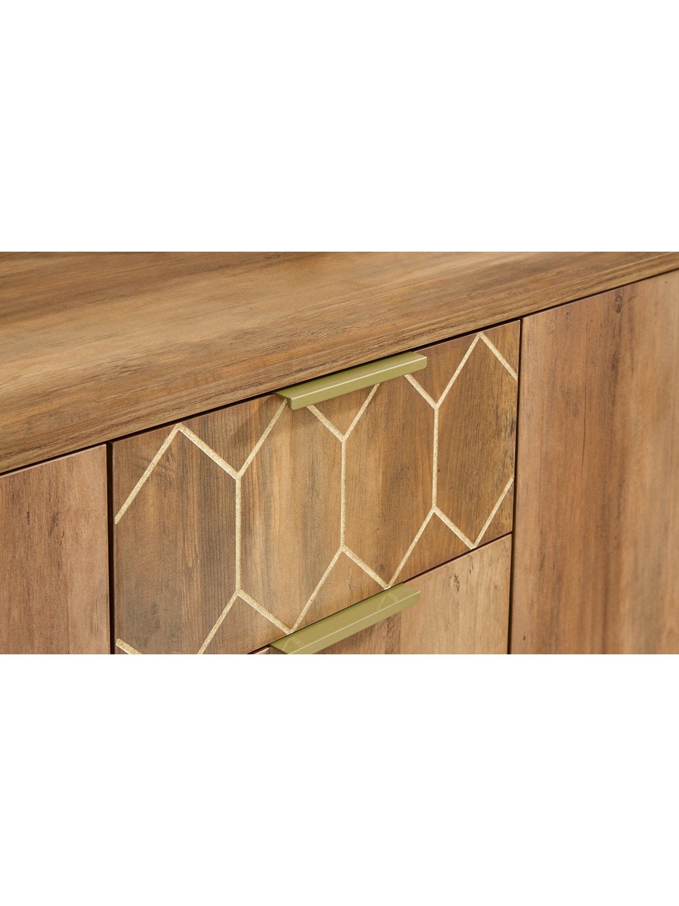 Image 4 of 6 of GFW Orleans 2 Door 3 Drawer Cabinet