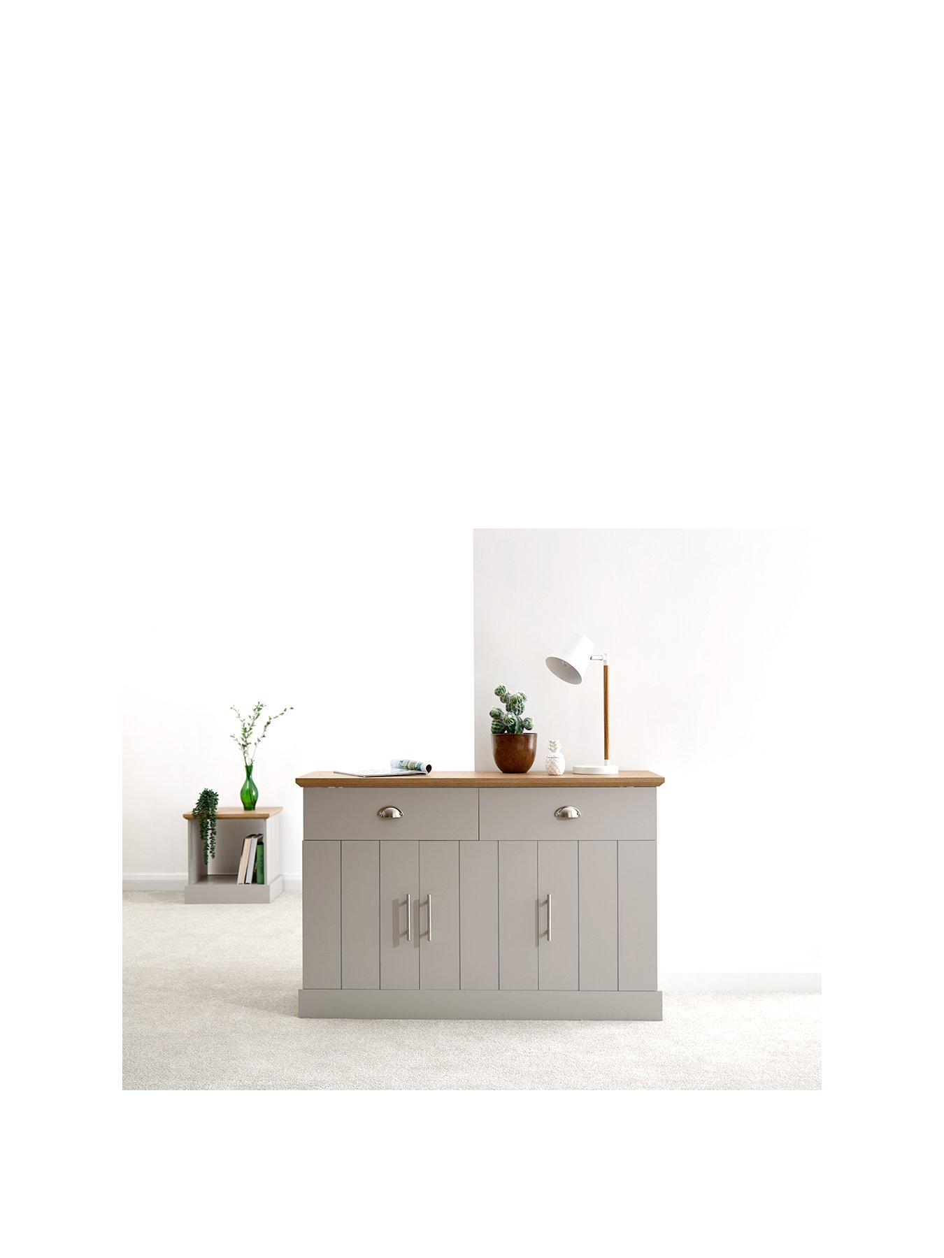 GFW Kendal Large Sideboard - Grey