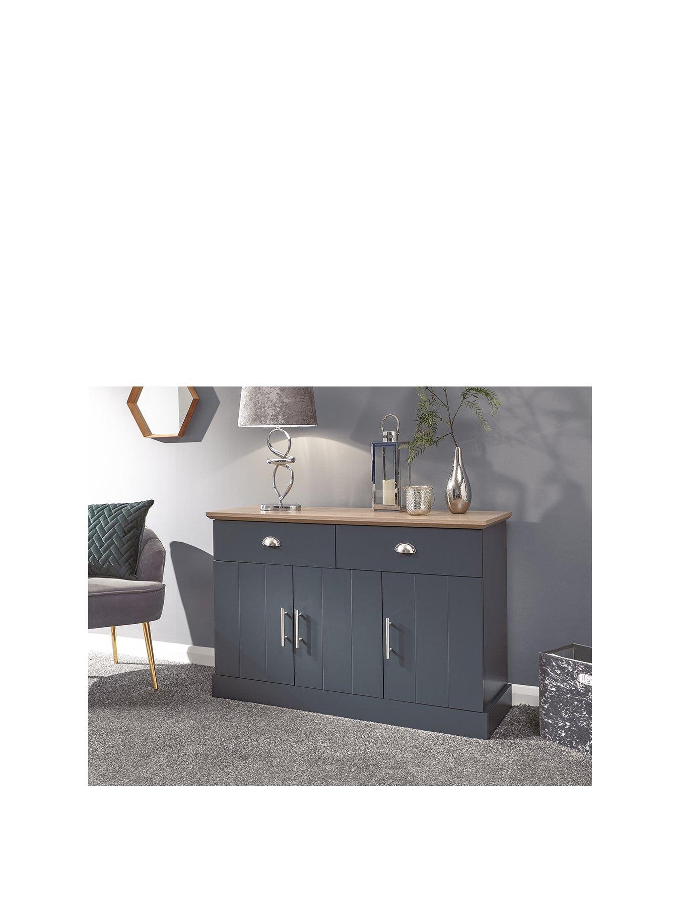 Image 1 of 6 of GFW Kendal Large Sideboard - Blue